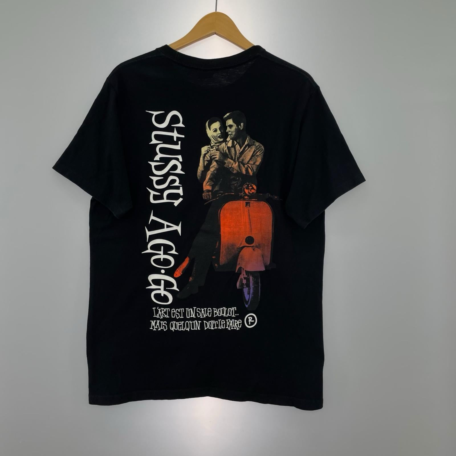 半袖Ｔシャツ a go-go tee ﾛｰﾏの休日 M ブラック