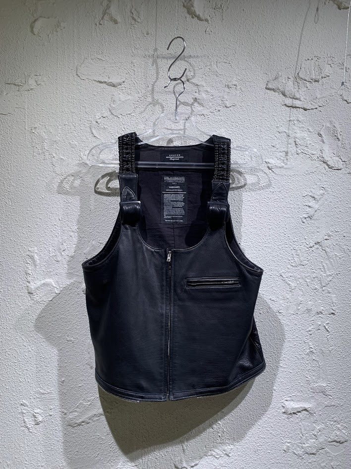 長袖シャツ 19AW STRAP VEST 3 ブラック