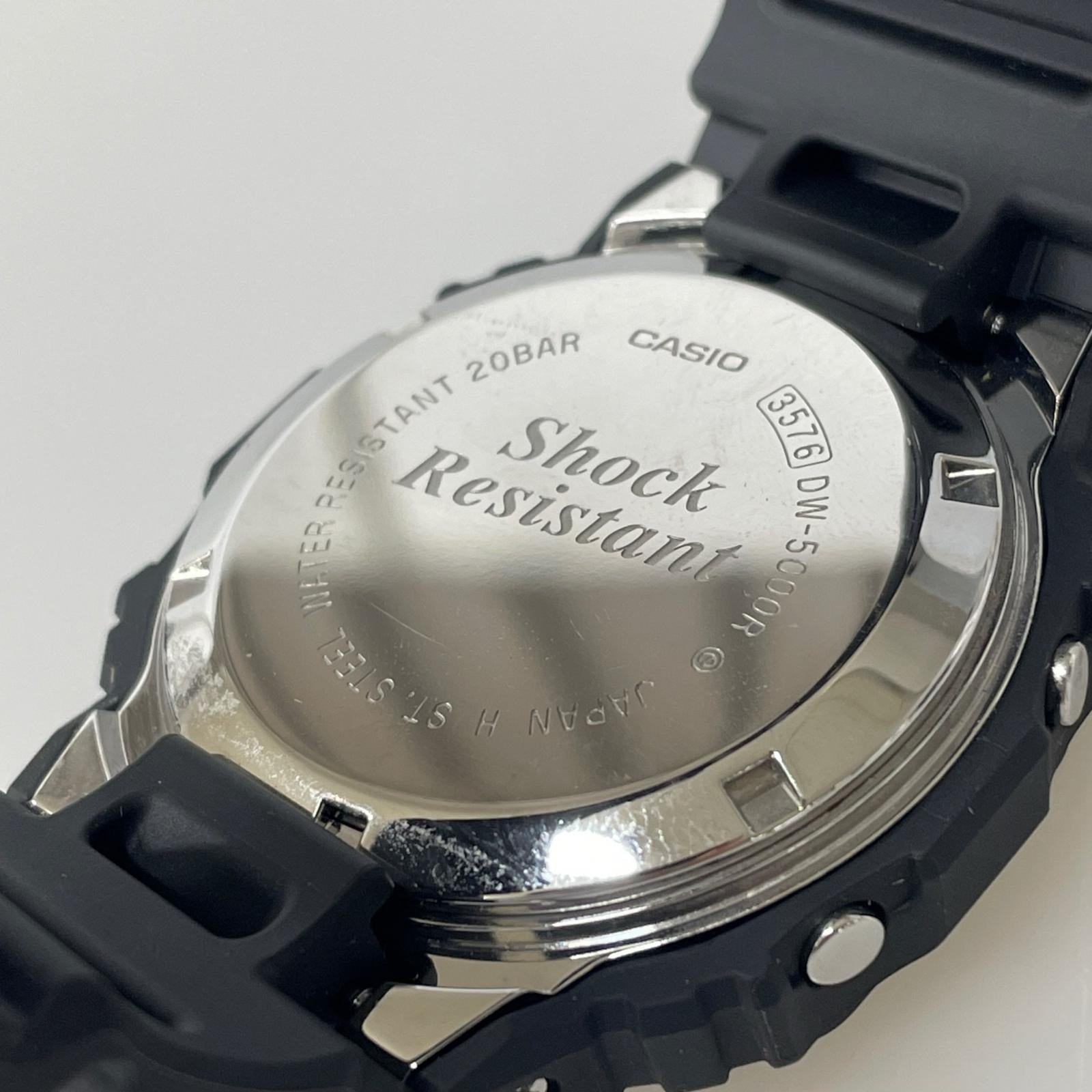 腕時計 DW-5000R/デジタル/黒 ブラック