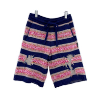 ショートパンツ Palm Angels 23AW STRIPED KNIT POLO SHORT S マルチカラー