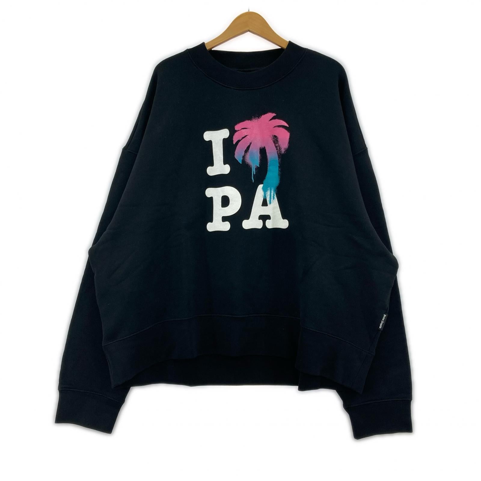 スウェット 23SS I LOVE PA CREW　スウェット ブラック