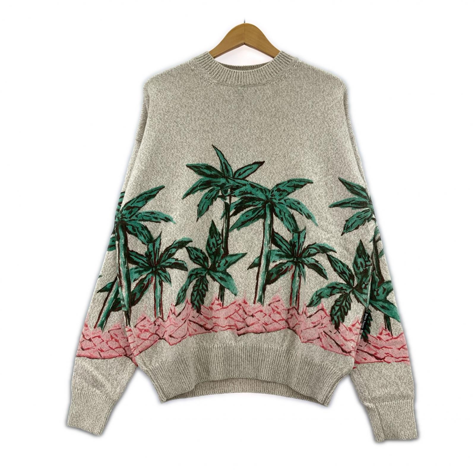 その他トップス 23AW PALMS ROW PRINTED SWEATER S