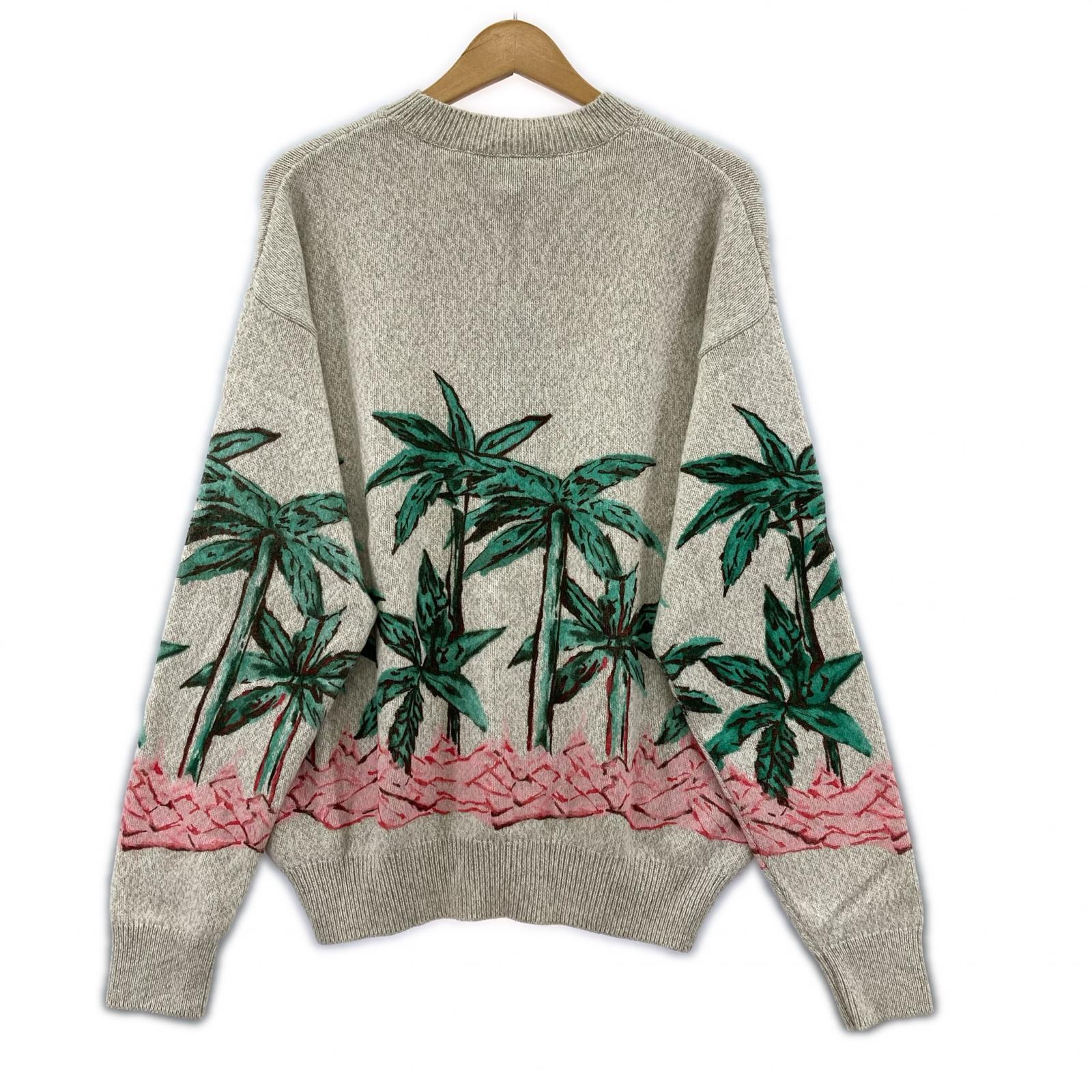 その他トップス 23AW PALMS ROW PRINTED SWEATER S