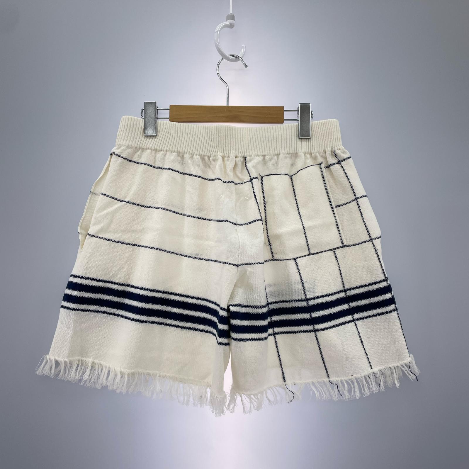 パンツ MAISON MARGIELA フリンジ付き　ハーフパンツ M