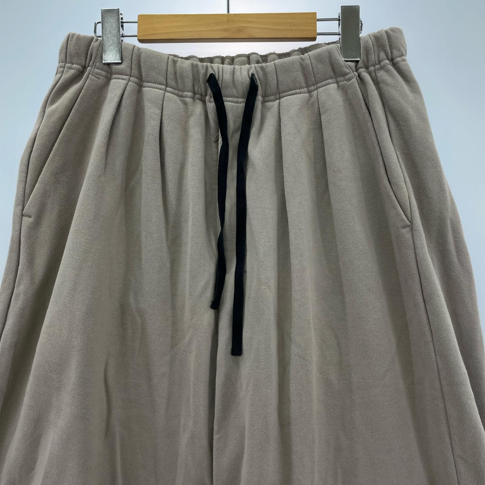 パンツ ANCELLM 2TUCK SWEAT PANTS 2 ベージュ