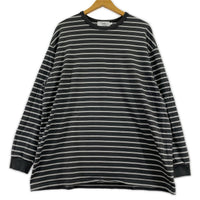 長袖Ｔシャツ graphpaper Tri Spun Border L/S Tee 2 グレー 2 グレー