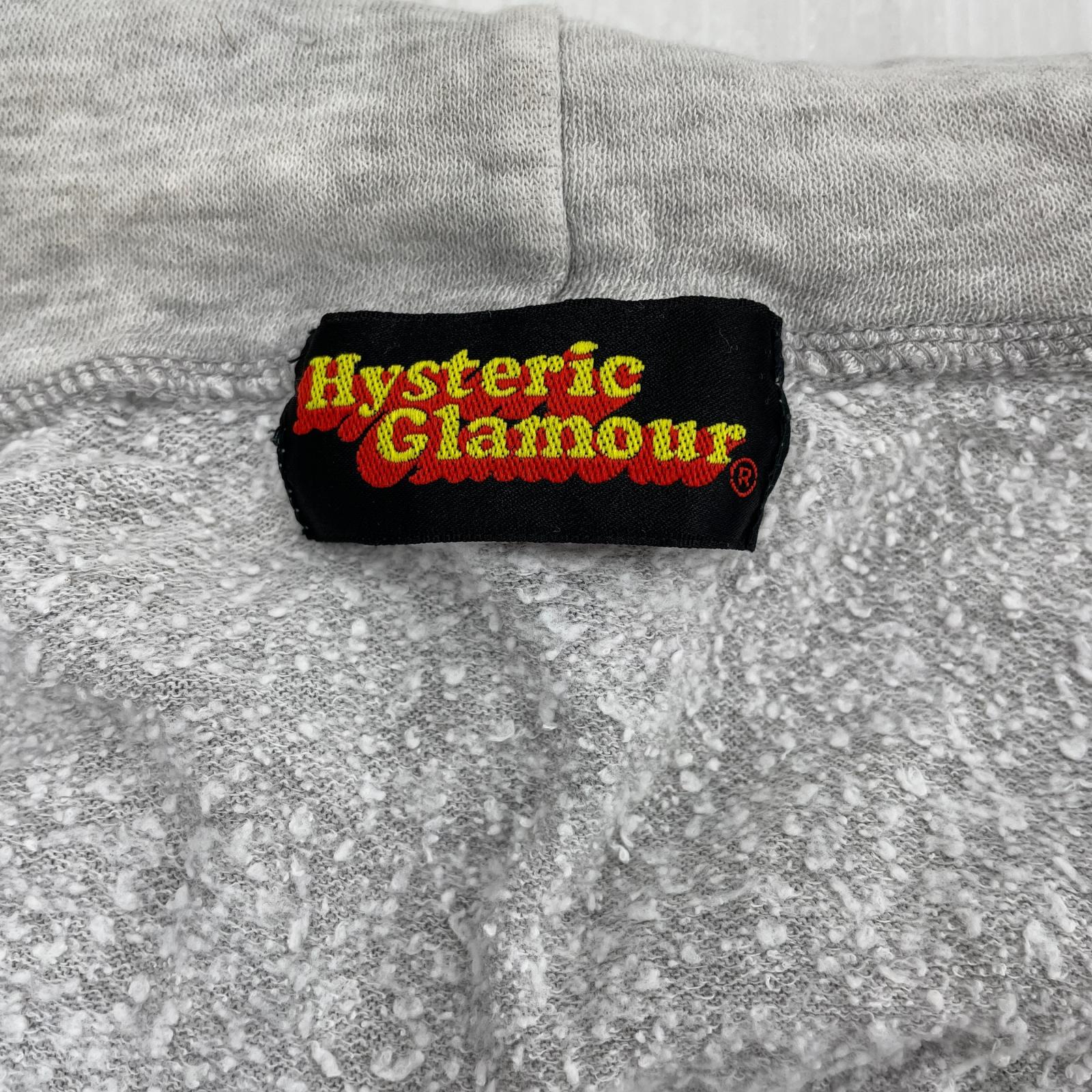 パーカー HYSTERIC GLAMOUR 初期 HG AND PUPPET SHOW TONIGHT F グレー フリー グレー