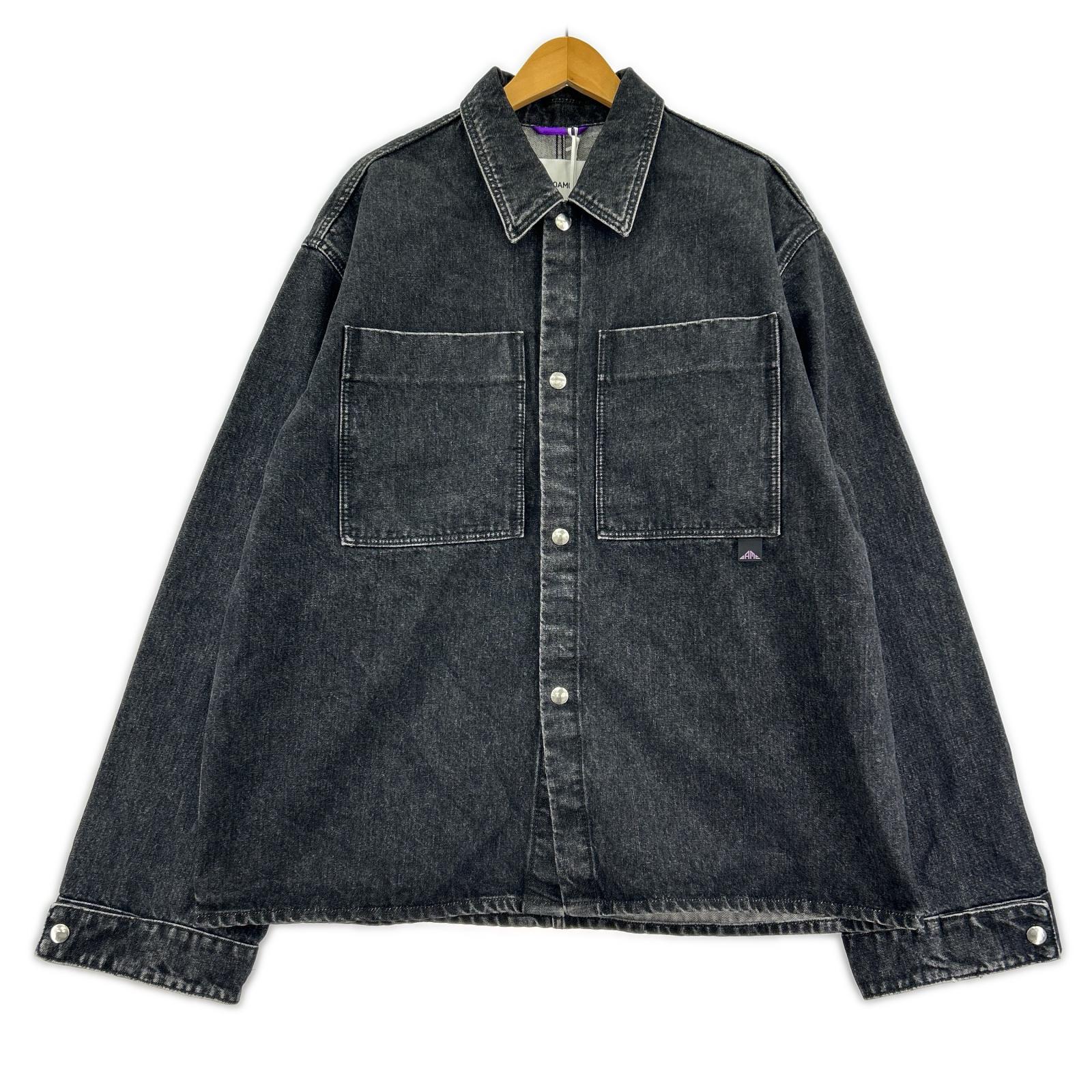 ジャケット 23SS FALESIA SHIRT デニムジャケット/ブラック/L L ブラック