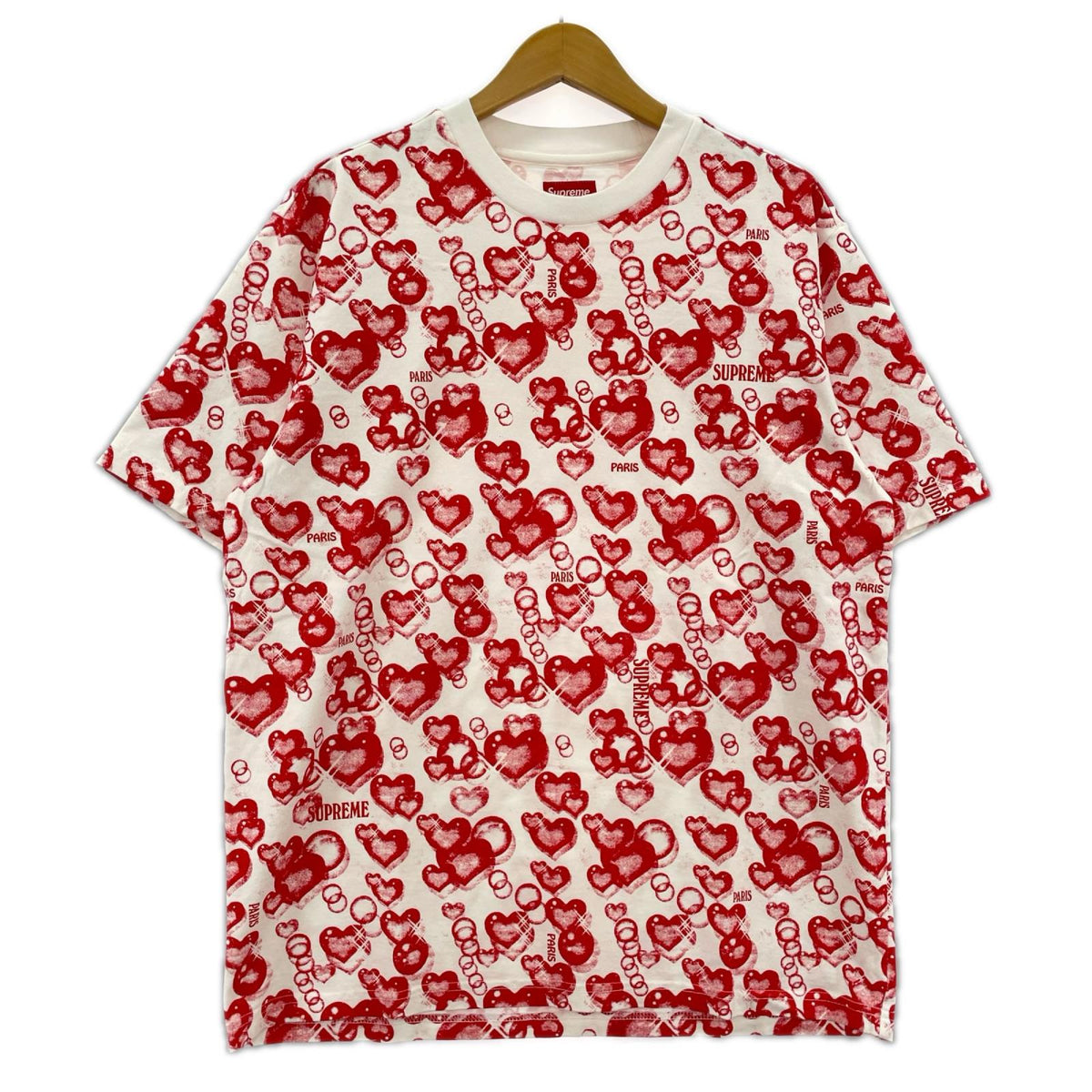 半袖Ｔシャツ Jacquard Bubble Hearts Top M M