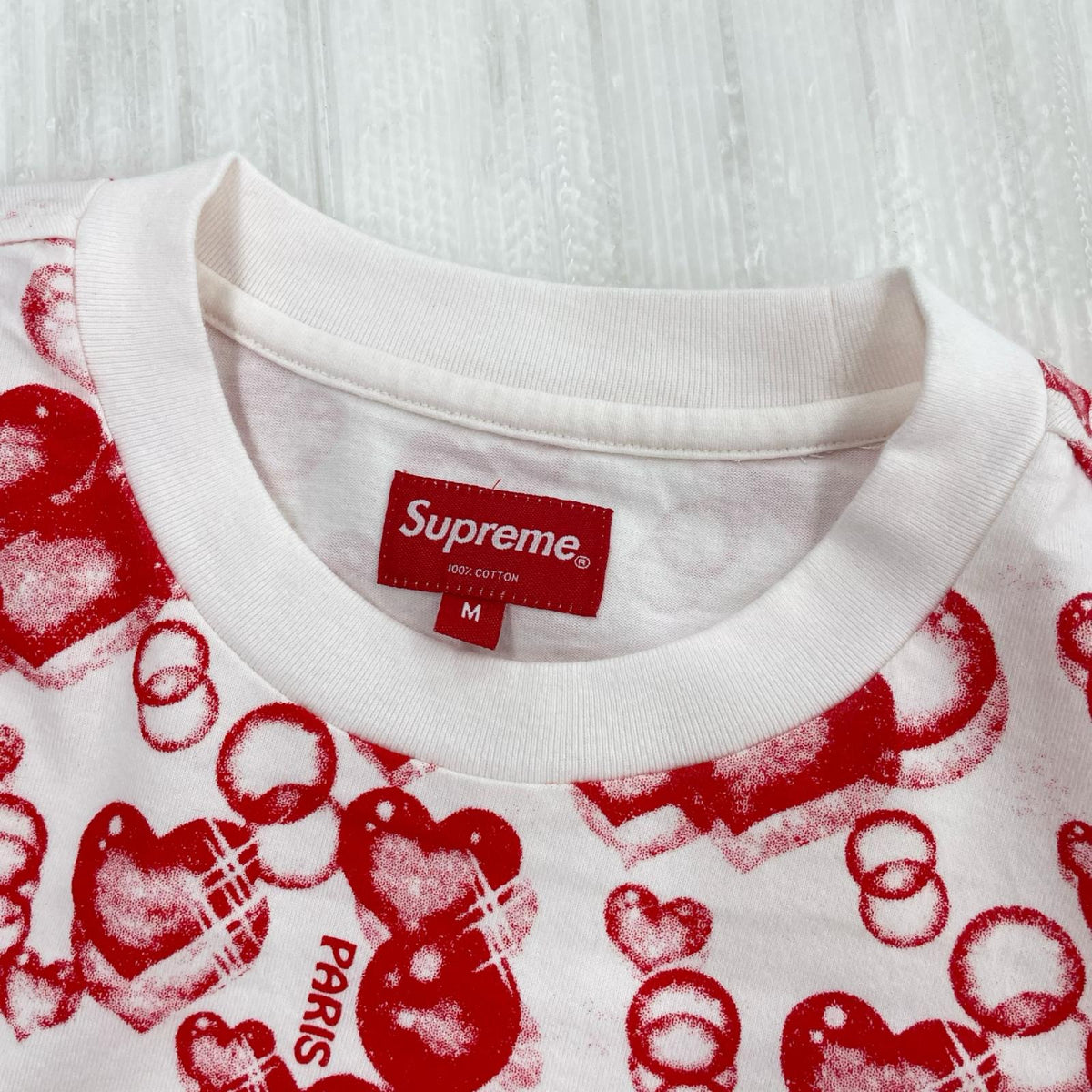半袖Ｔシャツ Jacquard Bubble Hearts Top M M
