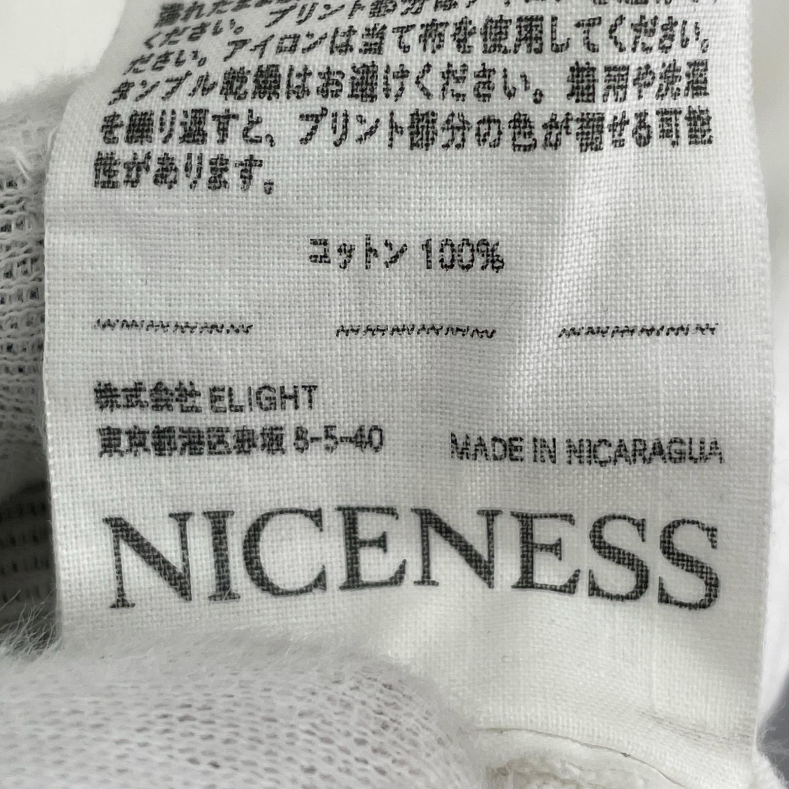 半袖Ｔシャツ NICENESS BIGFOOT UMA Print Tee Shirt L L ホワイト
