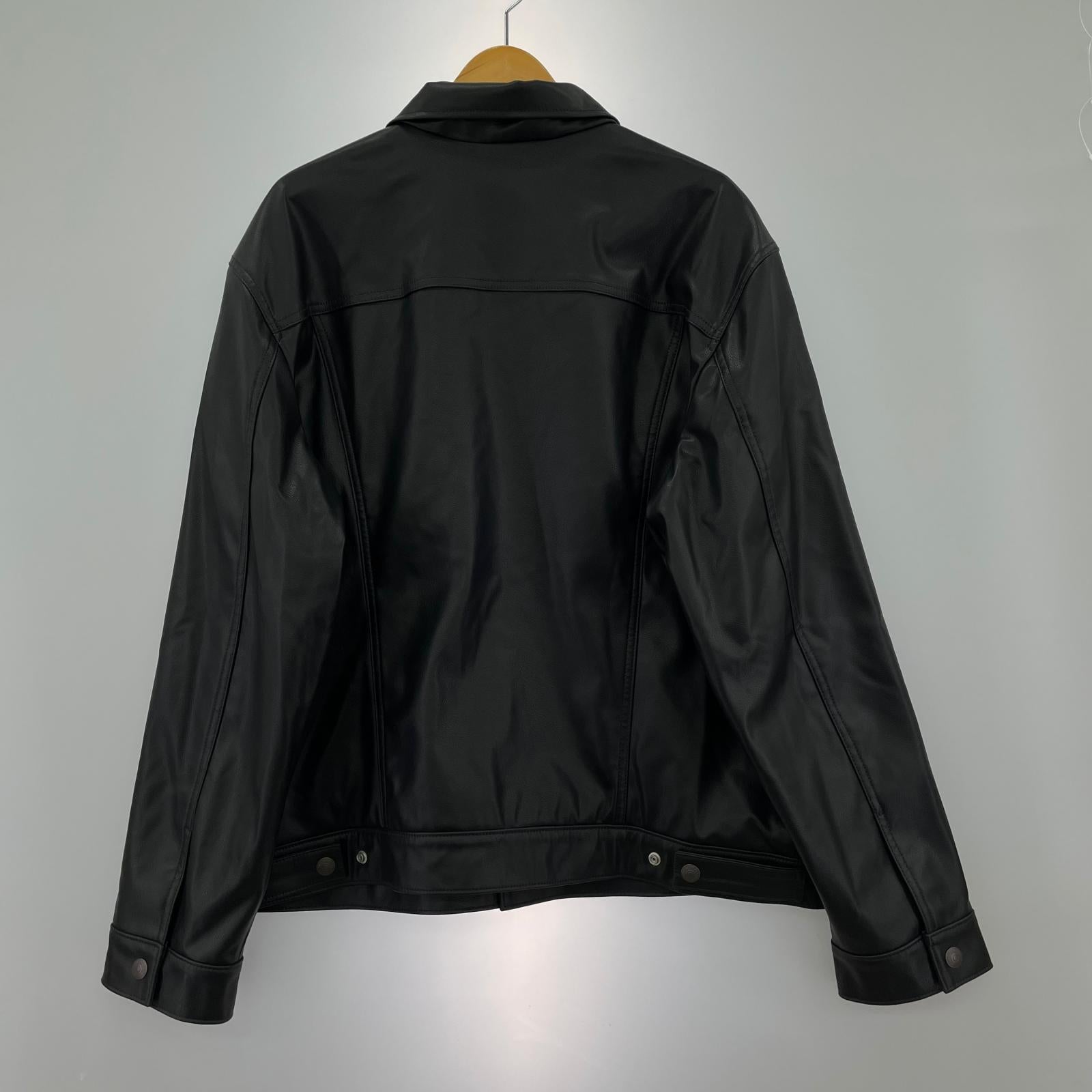 ジャケット Levi's APAN LIMITED LEATHER TRUCKER JACKET XL 黒 LL ブラック