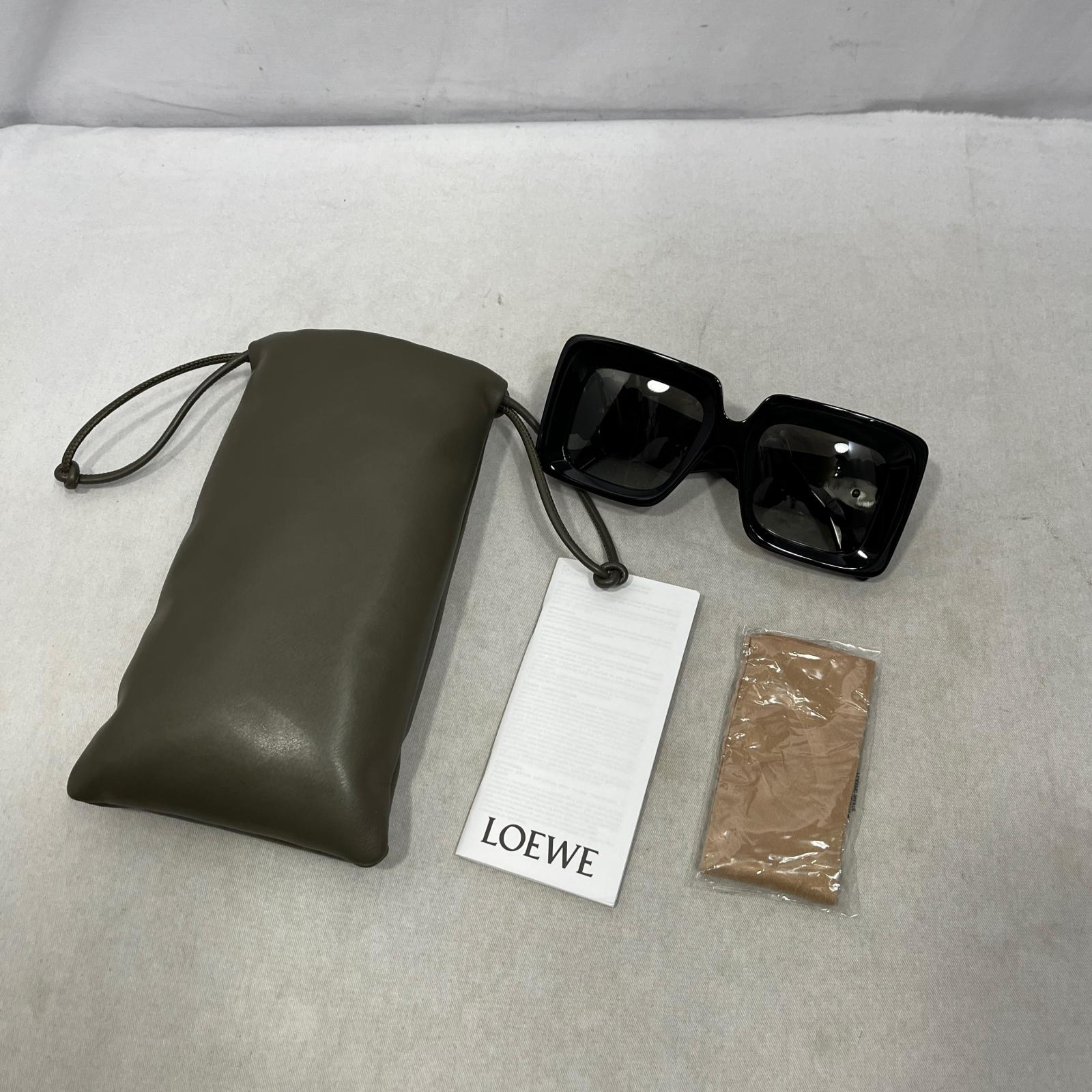 LOEWE/アナグラム スクエアサングラス/W40176U