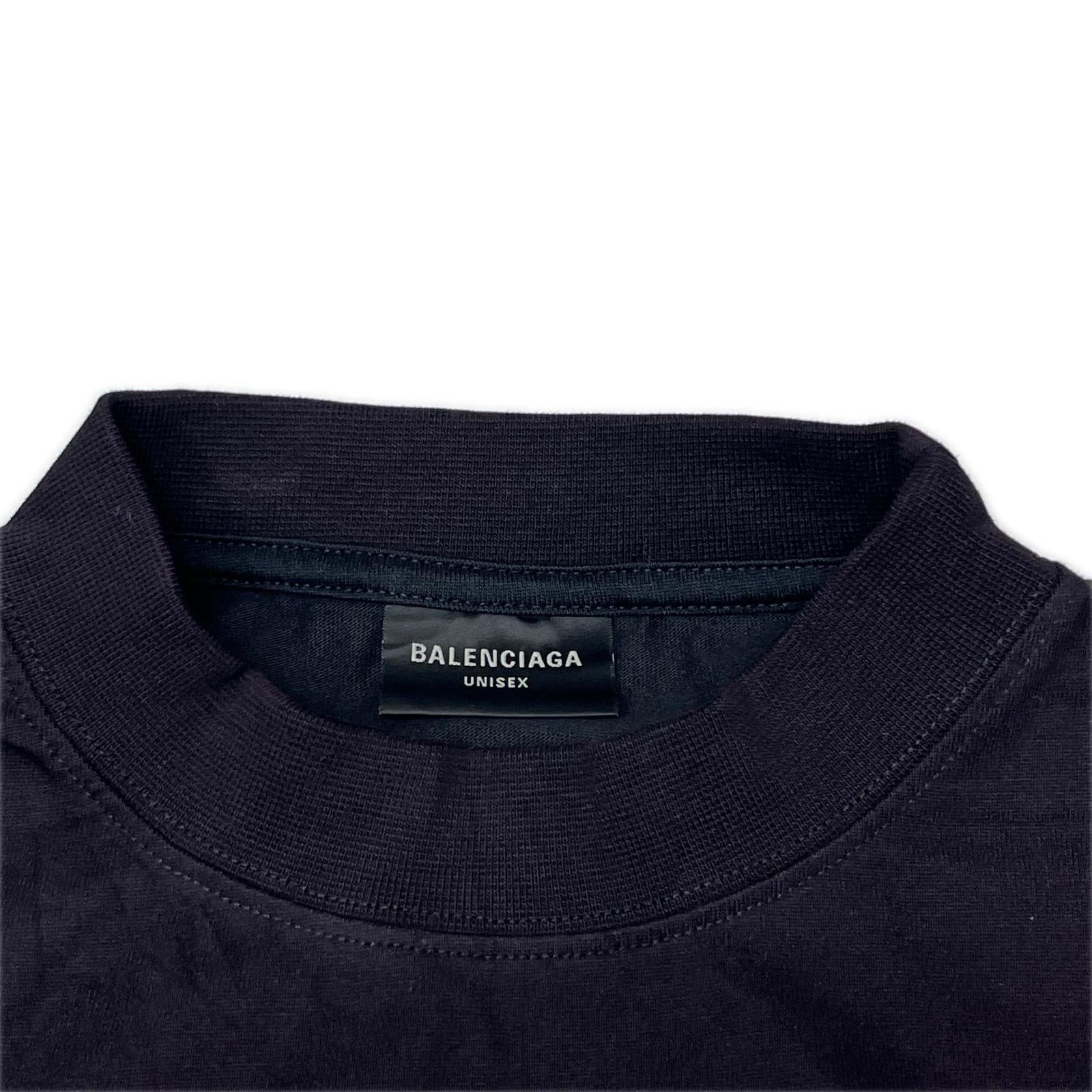 Balenciaga オーバーサイズ Tシャツ/ブラック/2