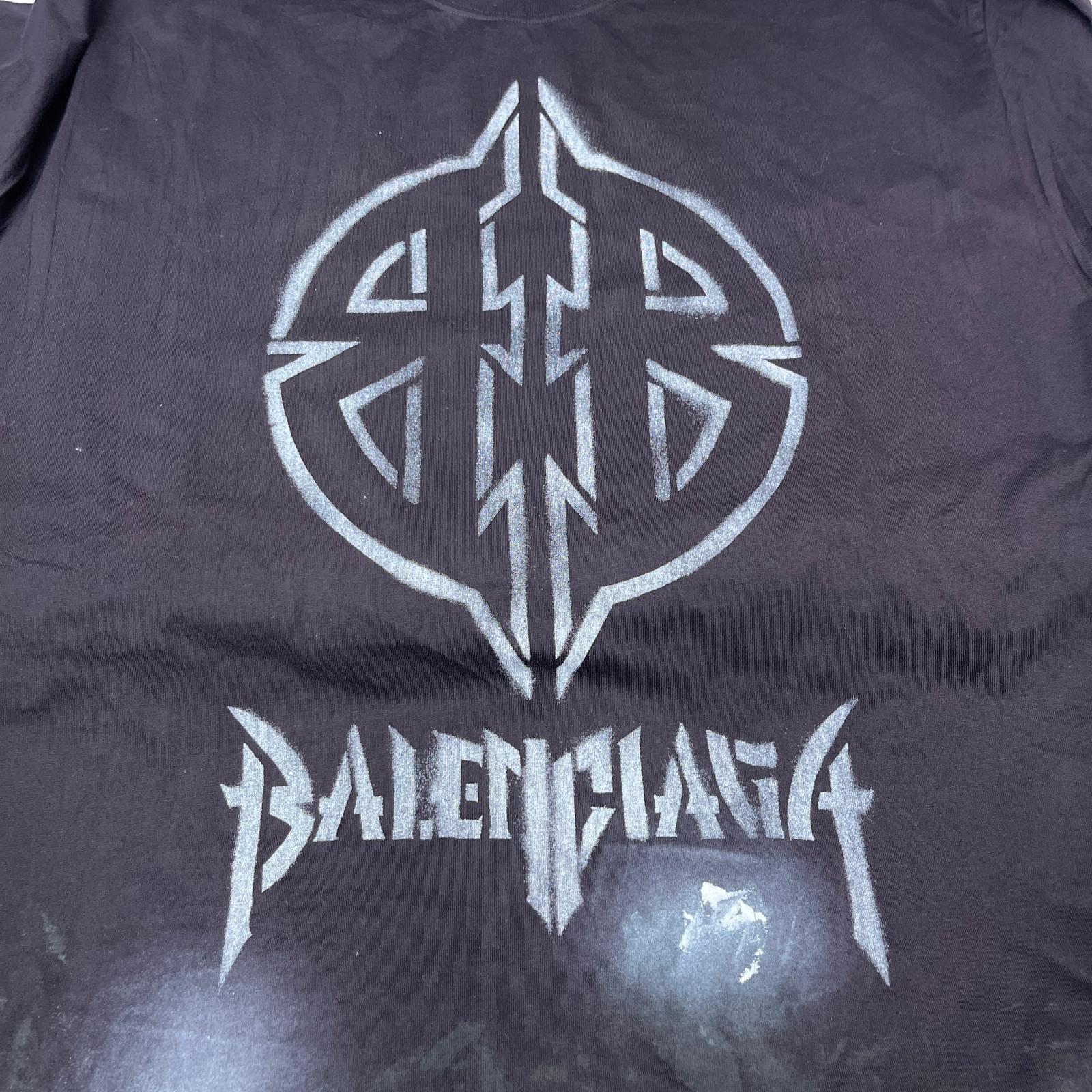Balenciaga オーバーサイズ Tシャツ/ブラック/2