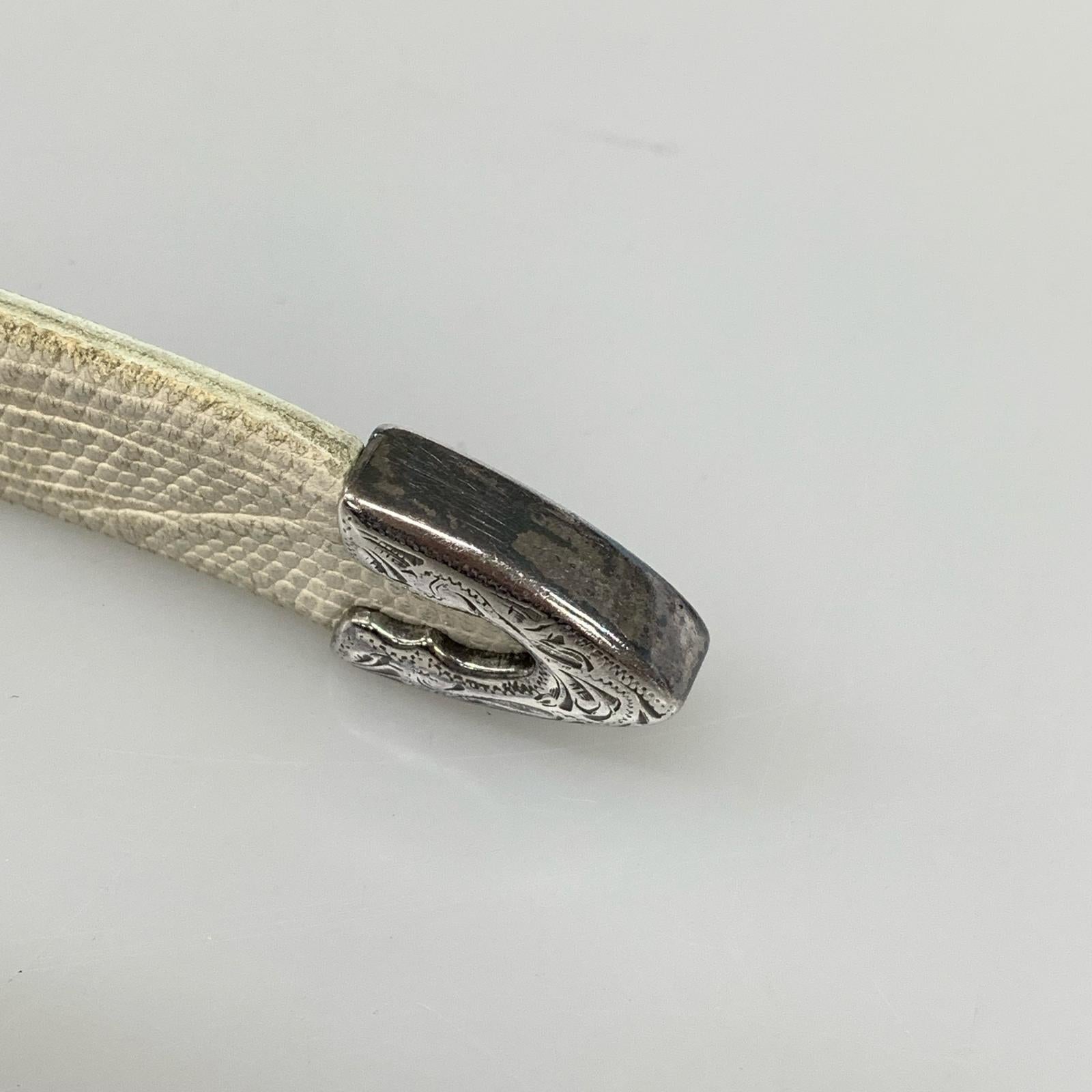 その他アクセサリー クロコ型押し ホワイト ホワイト