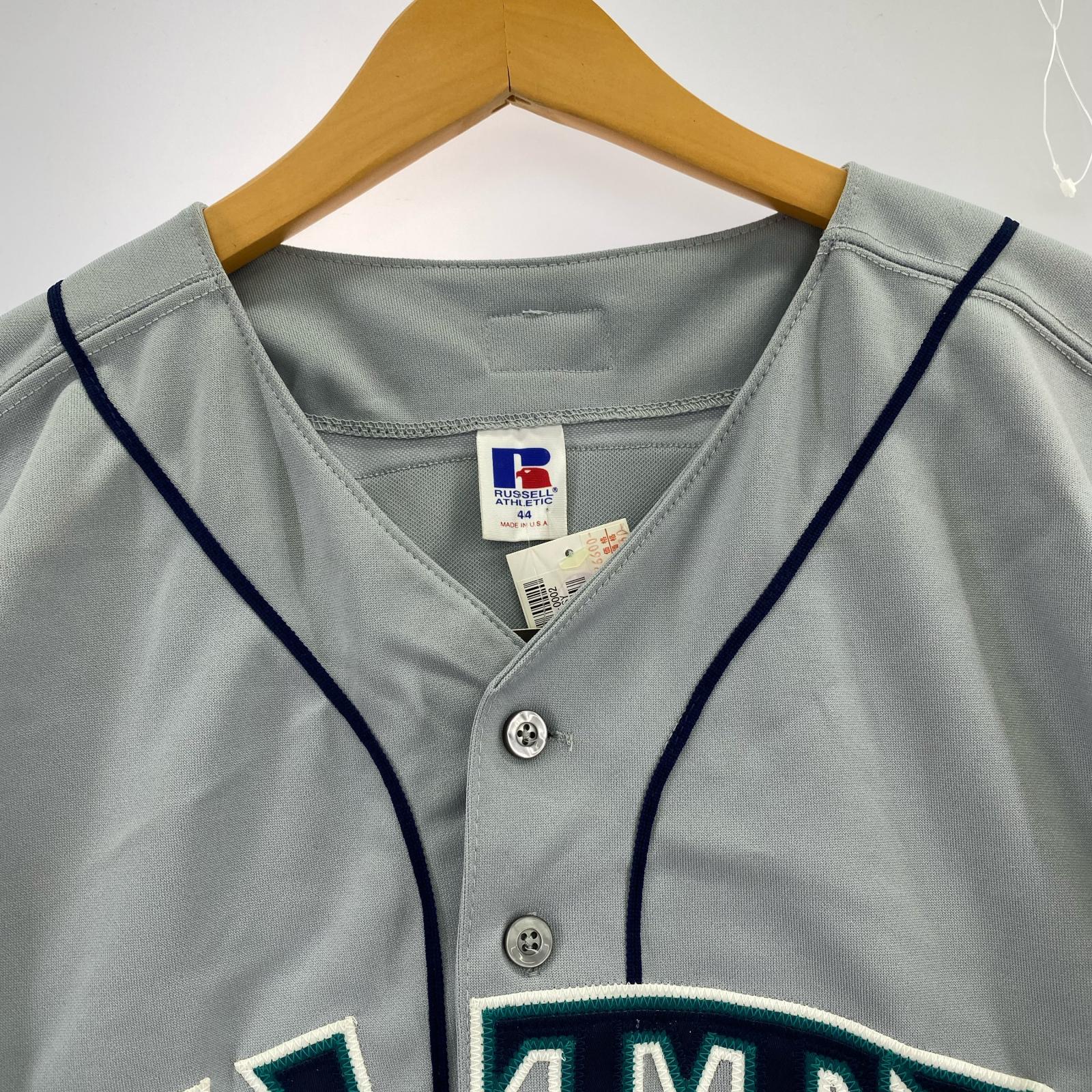 半袖シャツ RUSSELL マリナーズ イチロー ユニフォーム グレー