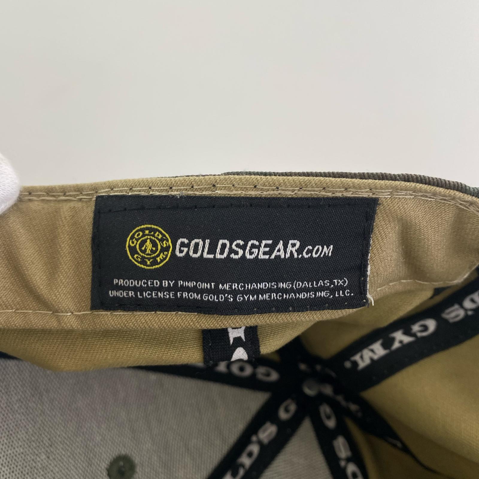 キャップ GOLD'S GYM 迷彩