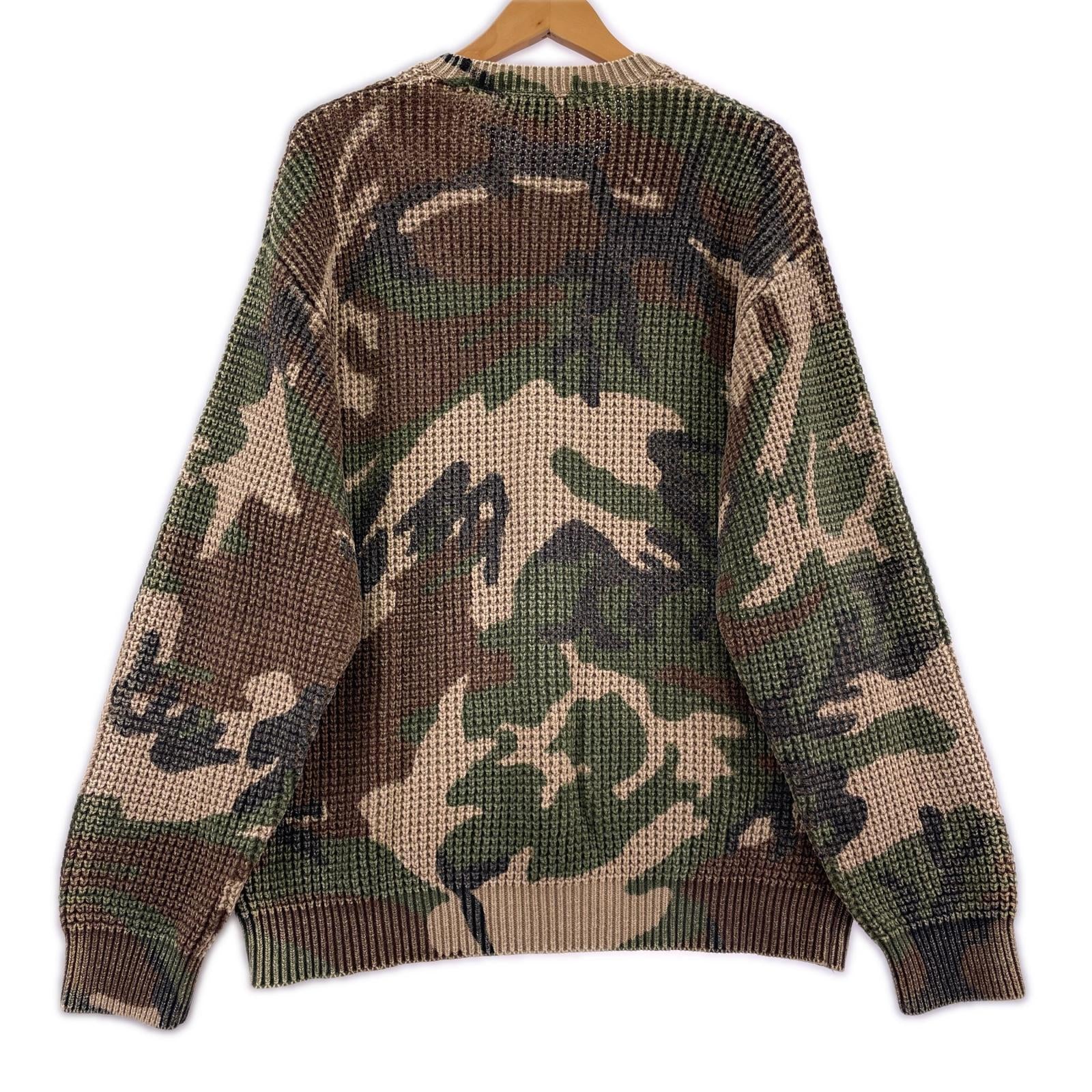 ニット WASHED SMALL BOX WAFFLE SWEATER (M) M
