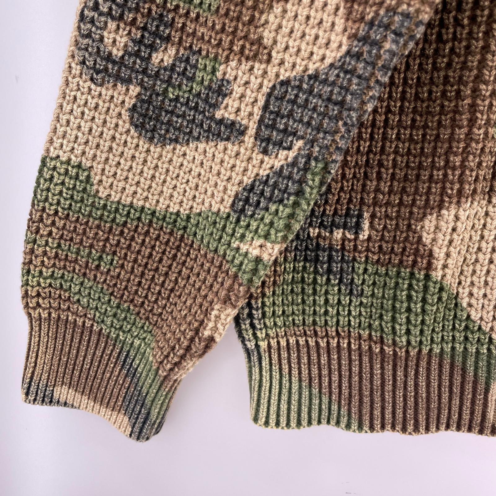 ニット WASHED SMALL BOX WAFFLE SWEATER (M) M