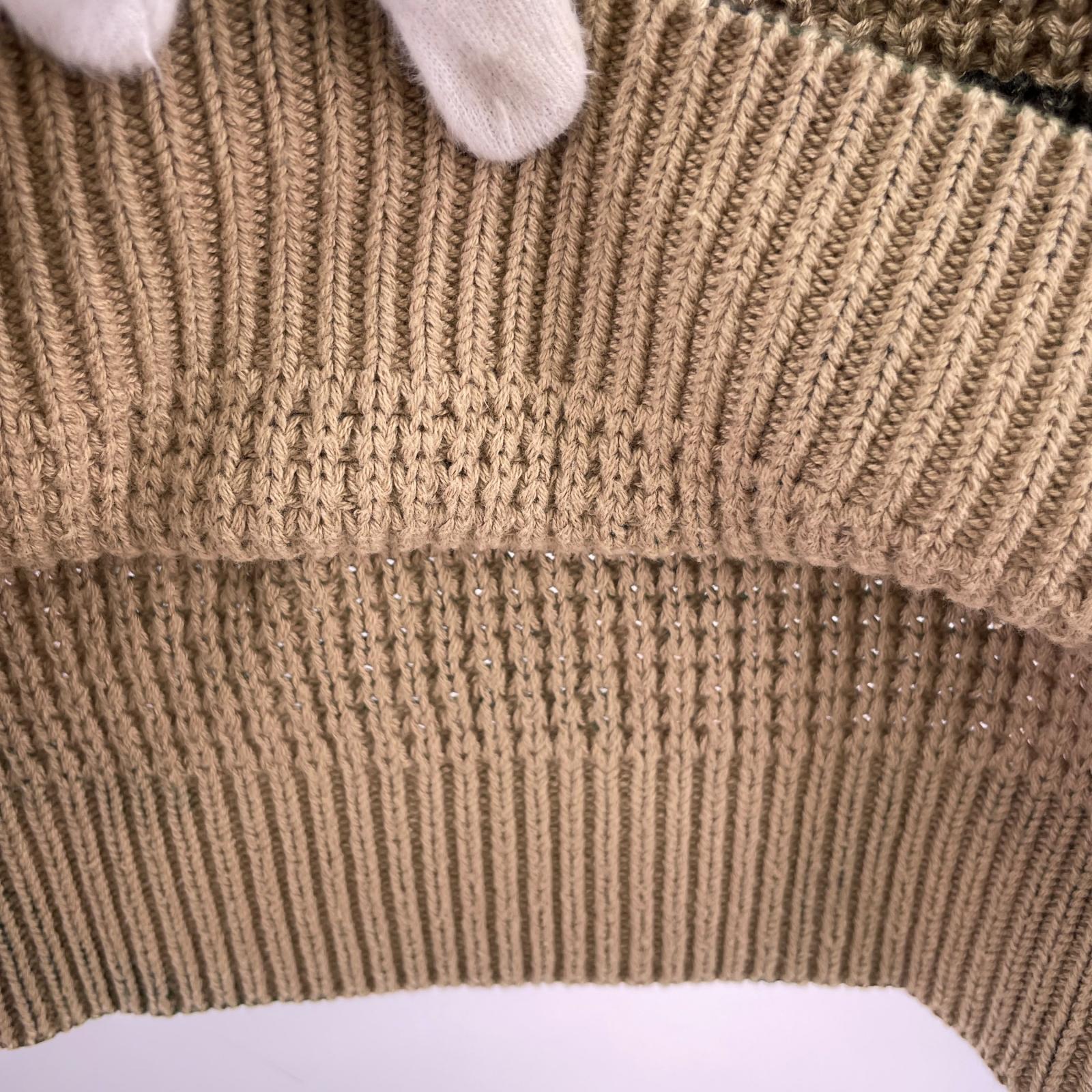 ニット WASHED SMALL BOX WAFFLE SWEATER (M) M