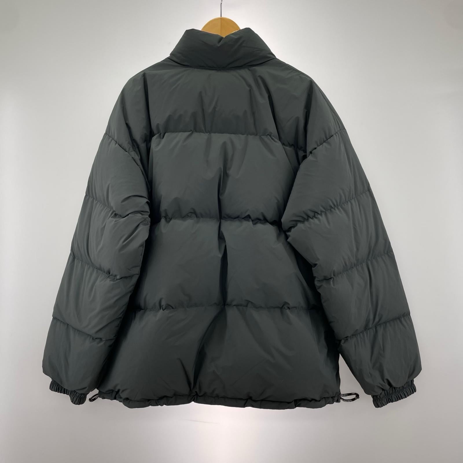 ダウンジャケット ART CAMO REVERSIBLE DOWN JACKET (L) L ブラック