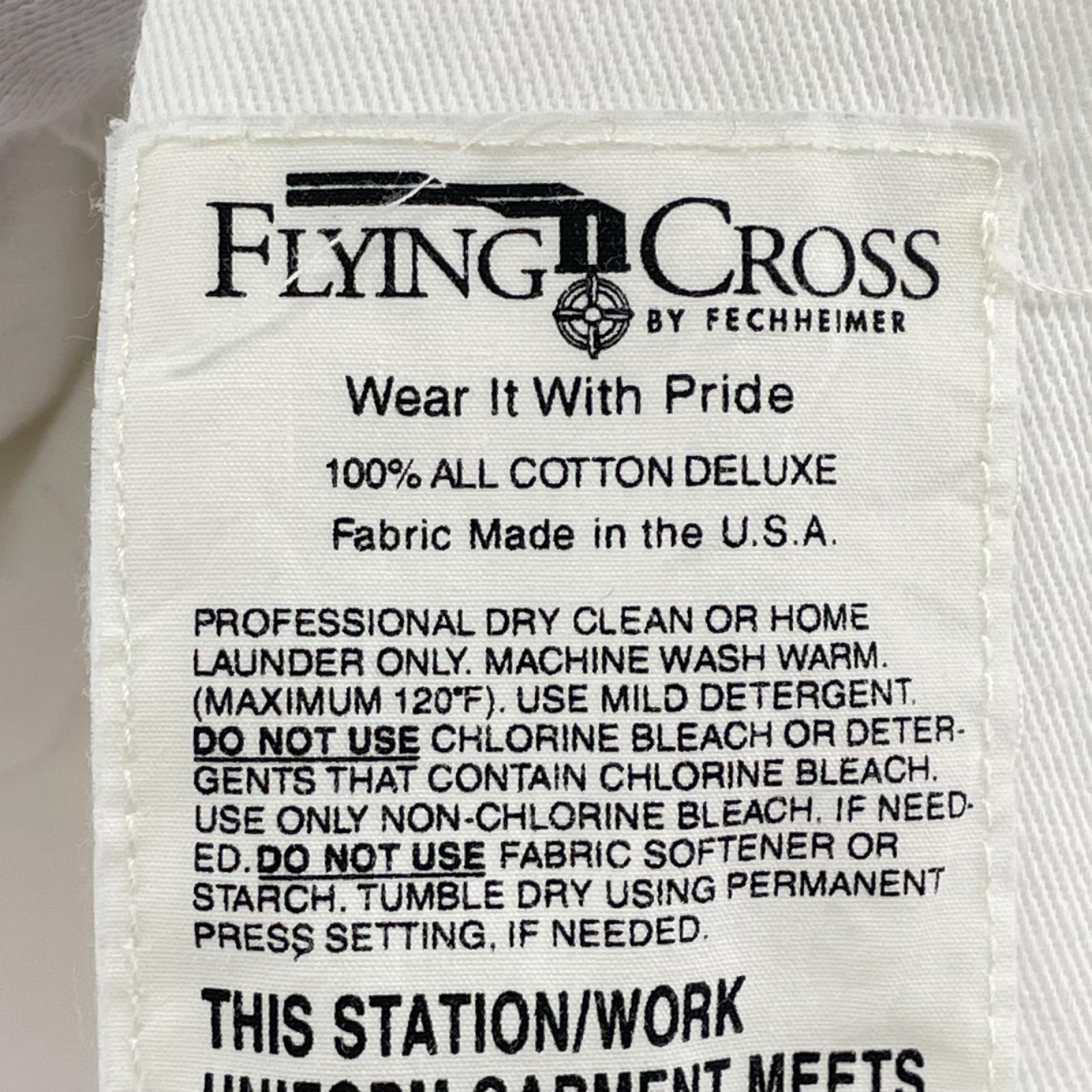 長袖シャツ Flying Cross 米軍 ｼｬﾂv ﾎﾜｲﾄ M ホワイト