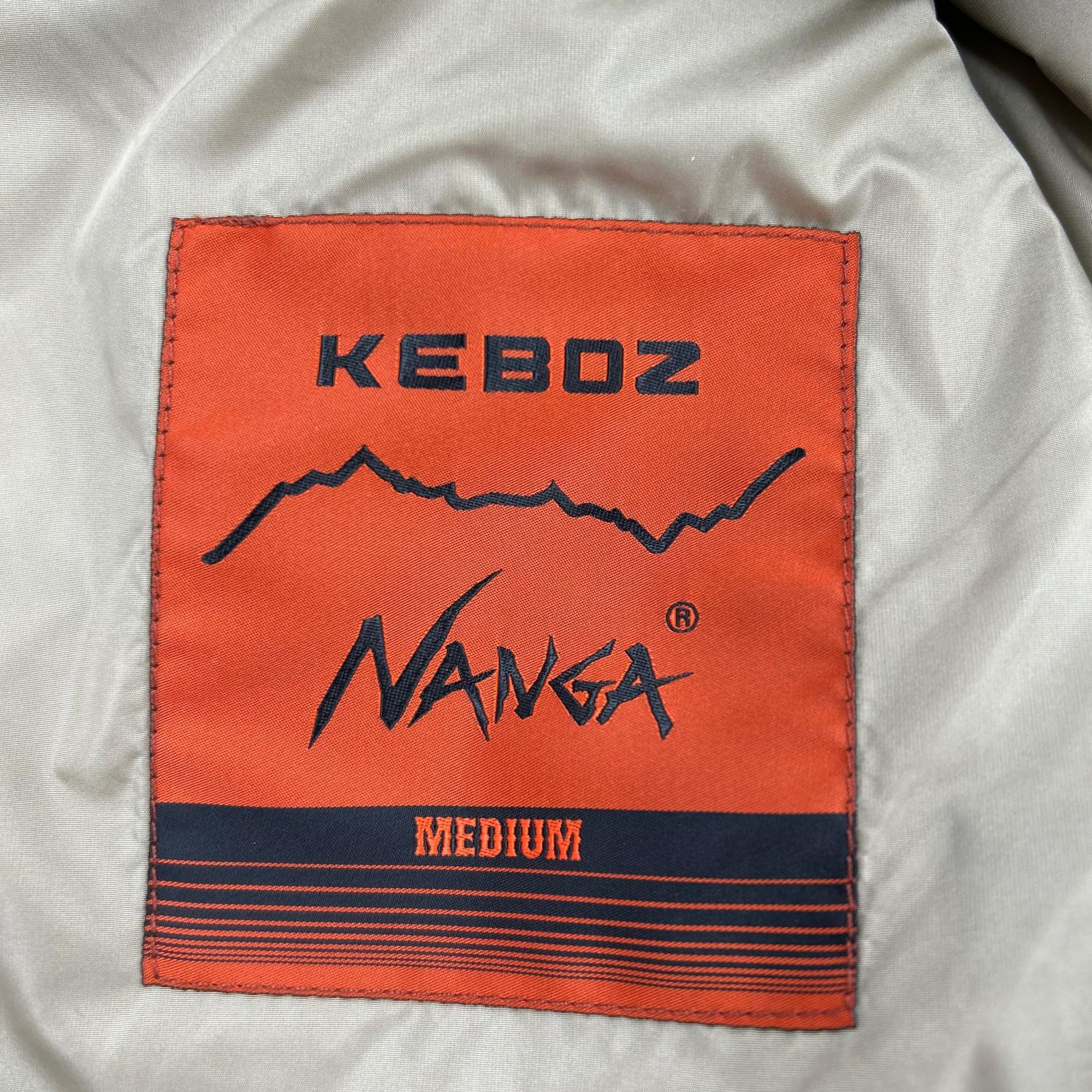 ダウンジャケット ×Keboz REVERSIBLE DOWN VEST M ブラウン