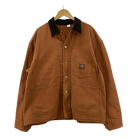 ジャケット ×EDWIN ﾀﾞｯｸ地 ｷｬﾒﾙ M M ブラウン
