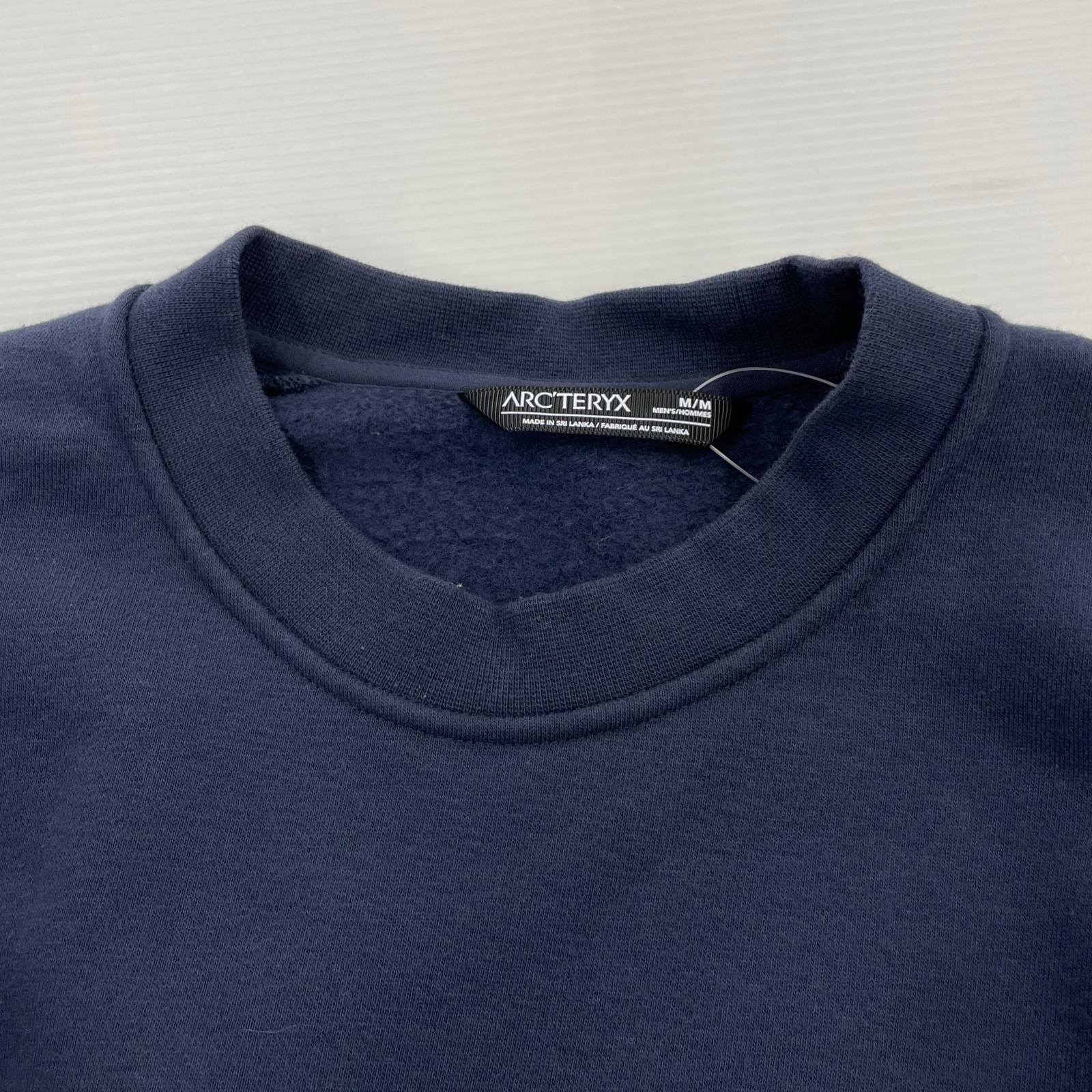 スウェット ARC'TERYX エンブレムフリースクルー クルーネックスウェット M ネイビー M ネイビー