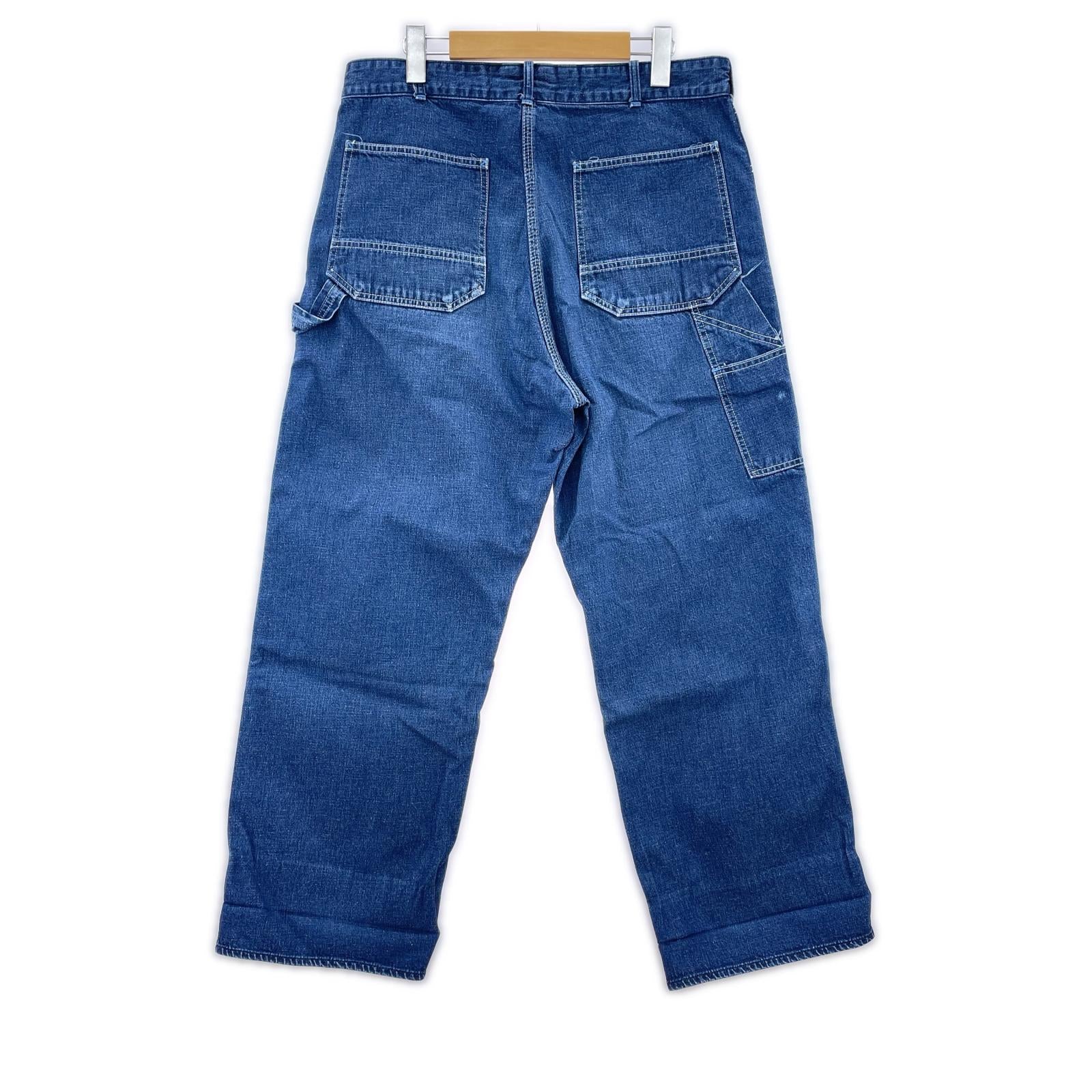 デニムパンツ TCB JEANS デニムペインターパンツ 34 34 ブルー