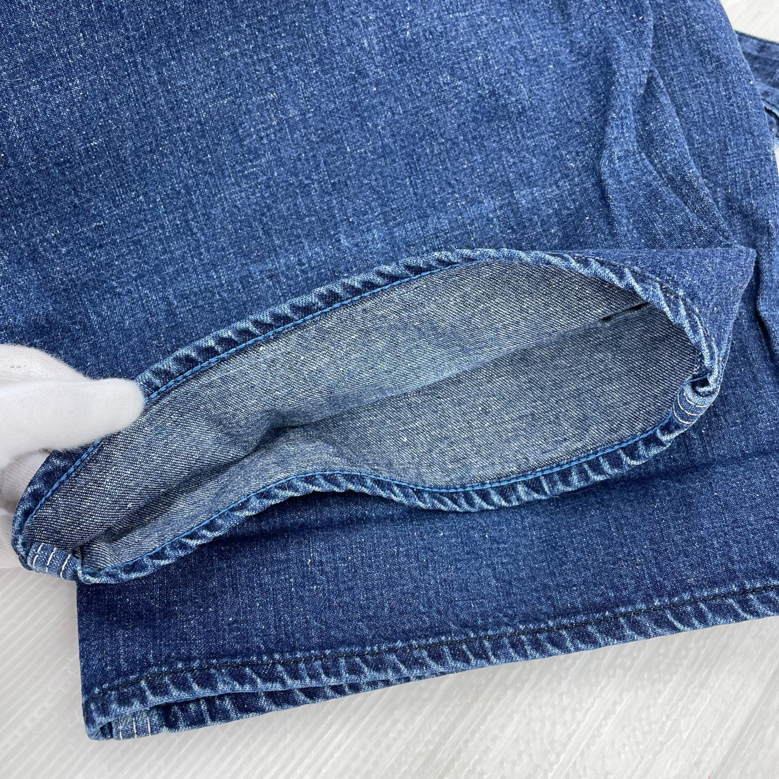 デニムパンツ TCB JEANS デニムペインターパンツ 34 34 ブルー