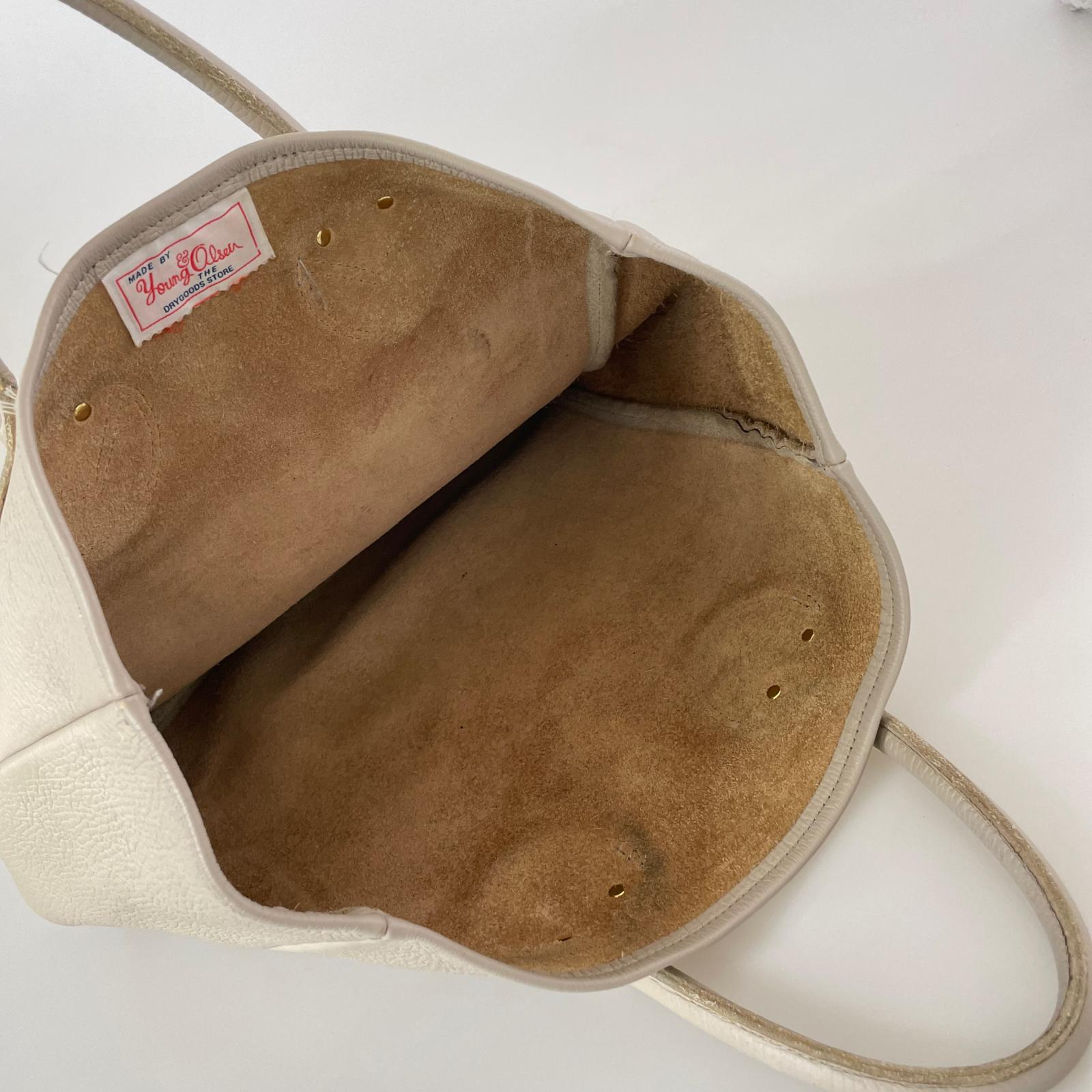 その他バッグ YOUNG&OLSEN レザートートバッグ ベージュ