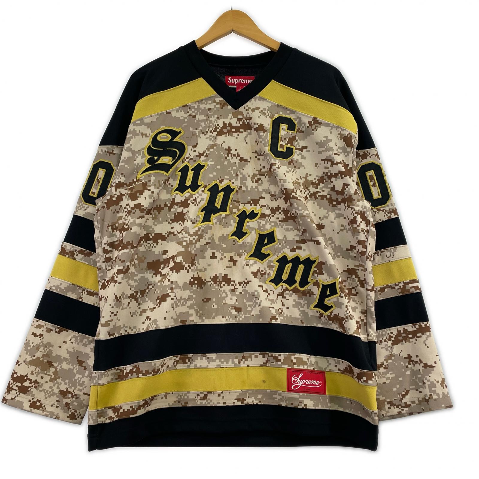 長袖Ｔシャツ Supreme 25AW Fire & Ice Hockey Jersey S ベージュ S