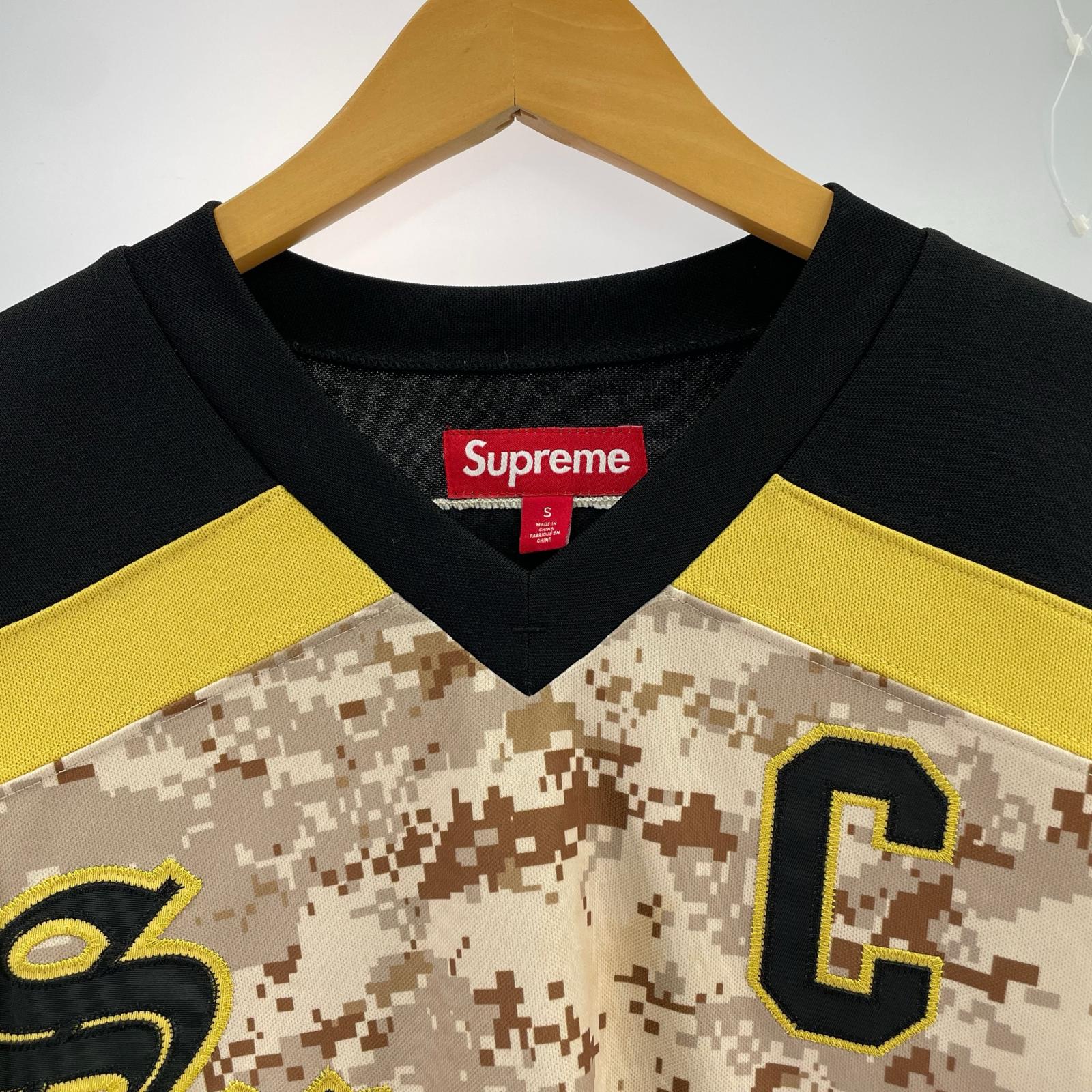 長袖Ｔシャツ Supreme 25AW Fire & Ice Hockey Jersey S ベージュ S