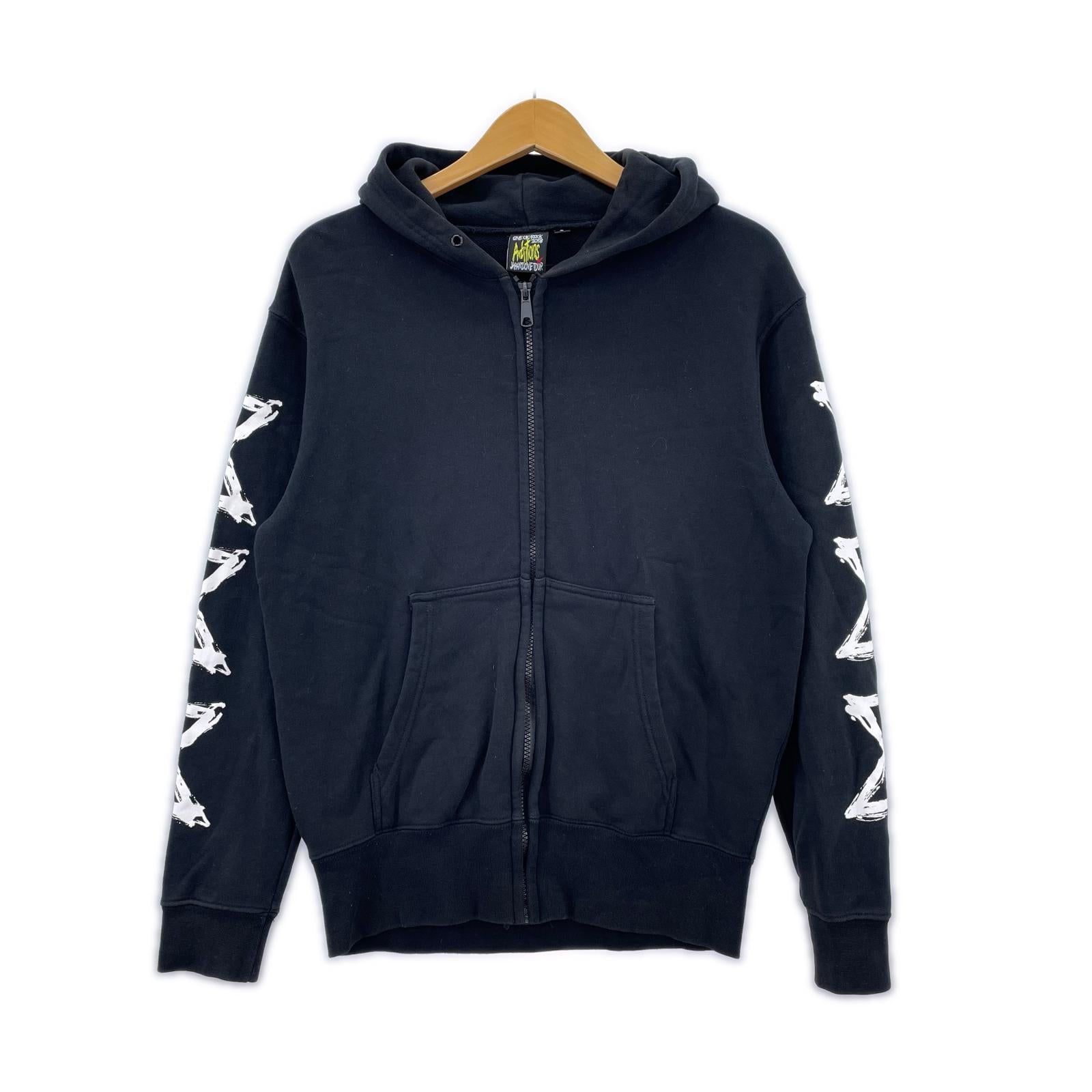 パーカー ONE OK ROCK Ambition JAPAN DOME TOUR Zip Foodie S ブラック