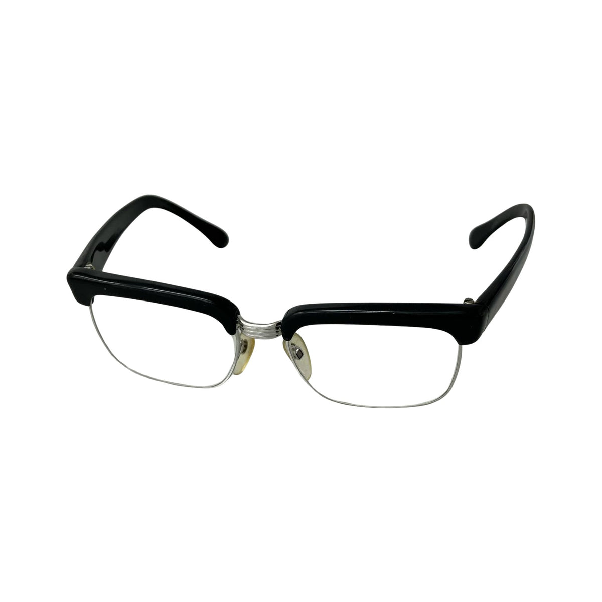 その他アクセサリー 60s頃 RODENSTOCK TOLEDO サーモントブロー 度入り眼鏡 黒 ブラック