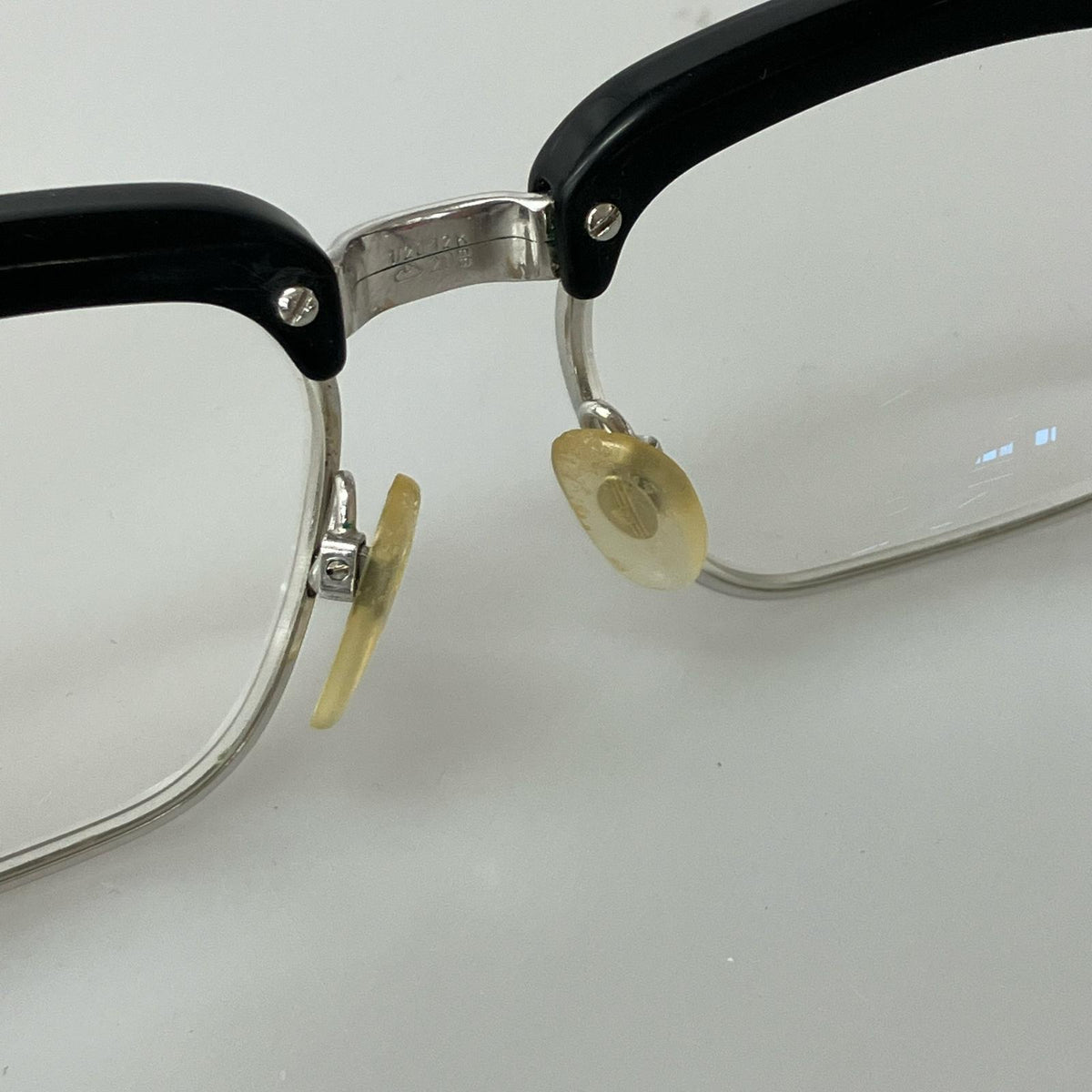 その他アクセサリー 60s頃 RODENSTOCK TOLEDO サーモントブロー 度入り眼鏡 黒 ブラック
