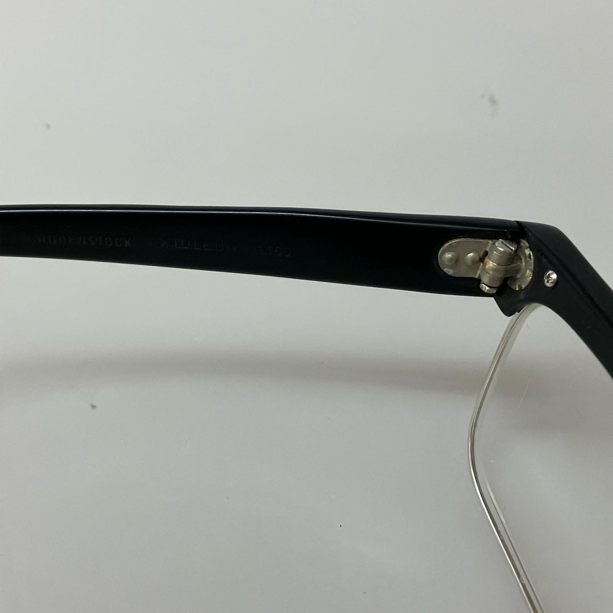 その他アクセサリー 60s頃 RODENSTOCK TOLEDO サーモントブロー 度入り眼鏡 黒 ブラック