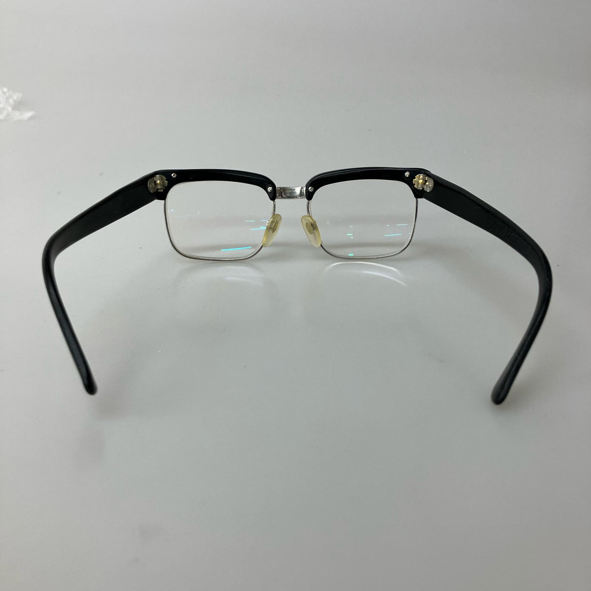 その他アクセサリー 60s頃 RODENSTOCK TOLEDO サーモントブロー 度入り眼鏡 黒 ブラック