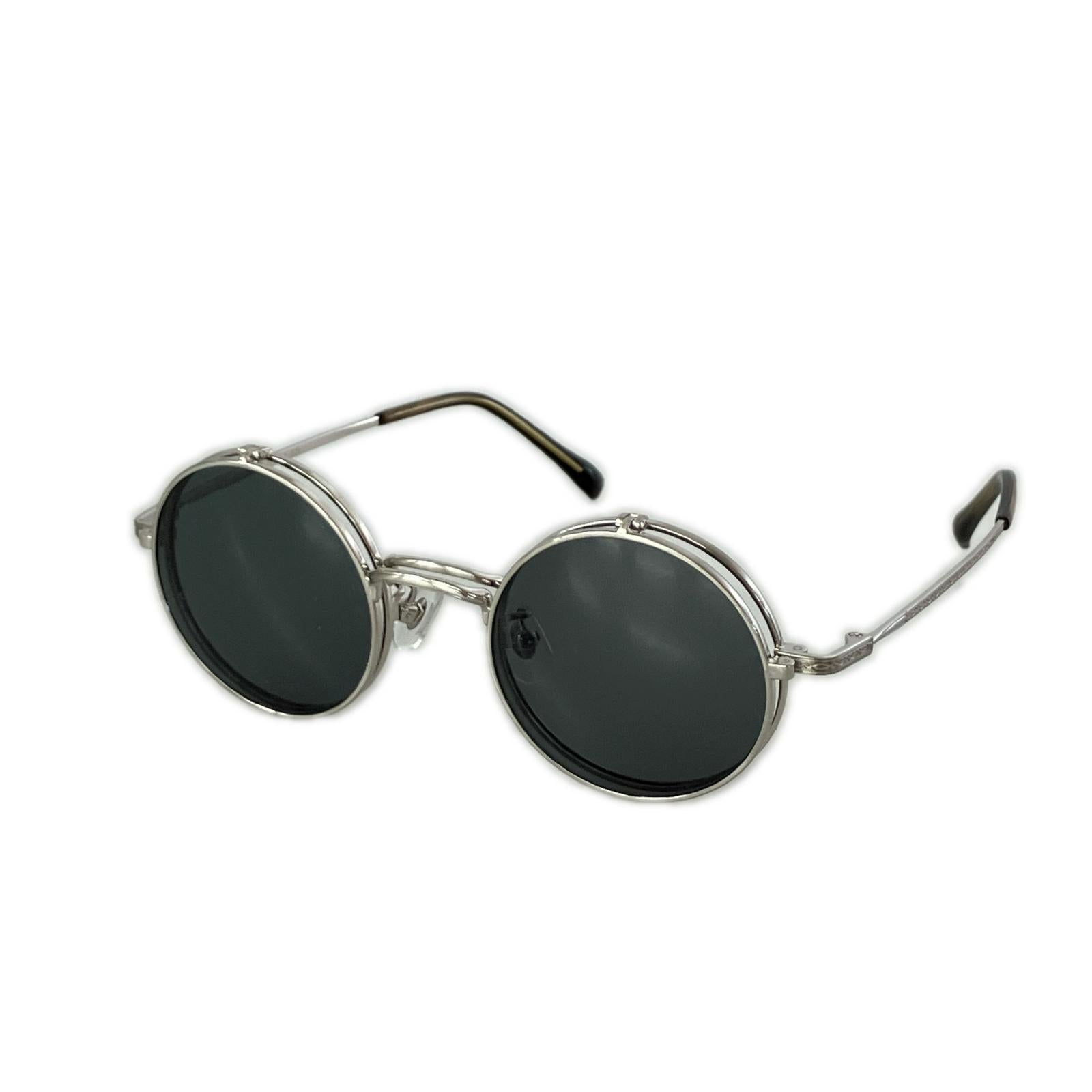 その他アクセサリー john lennon コンビフレーム フルリム サングラス JL-528 シルバー