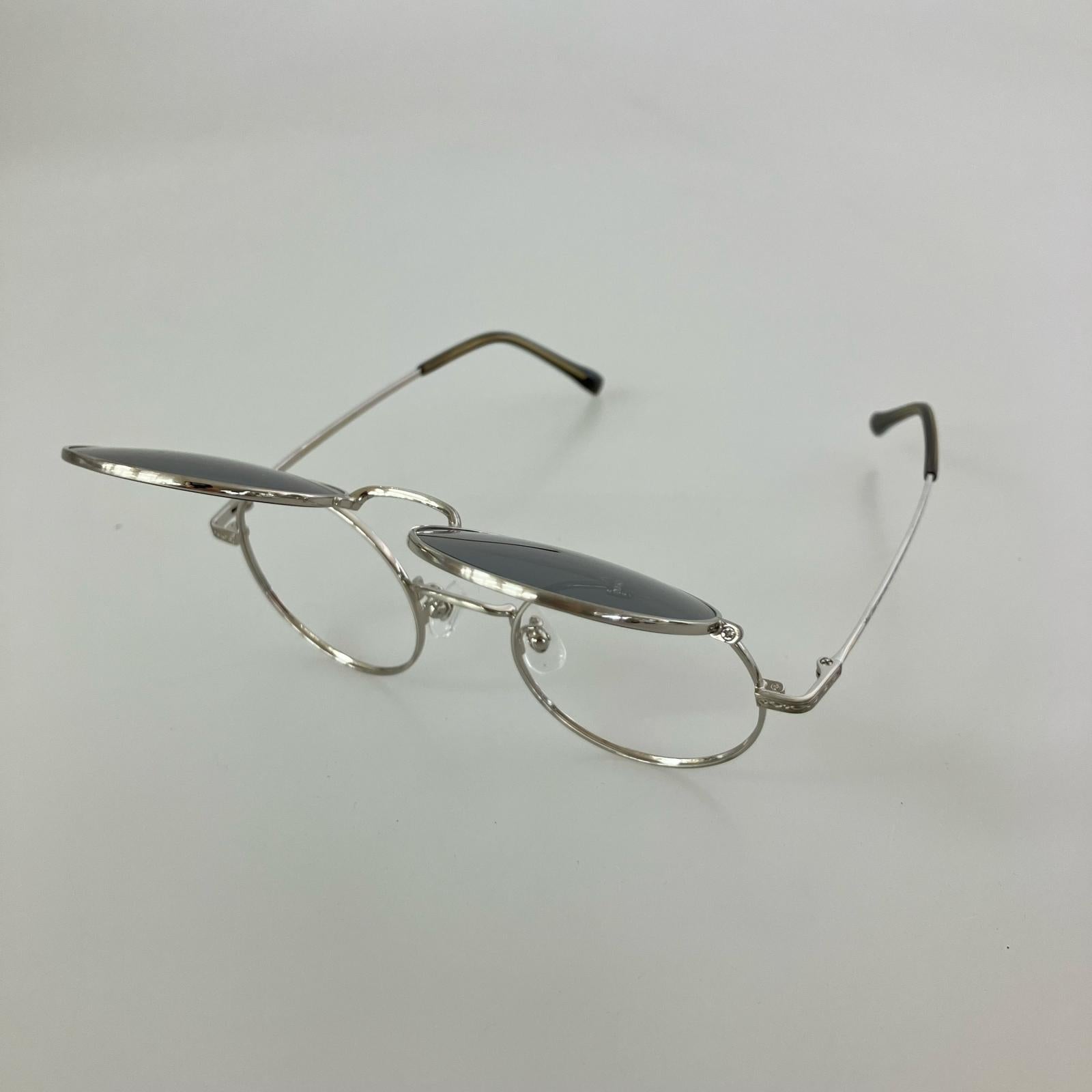 その他アクセサリー john lennon コンビフレーム フルリム サングラス JL-528 シルバー