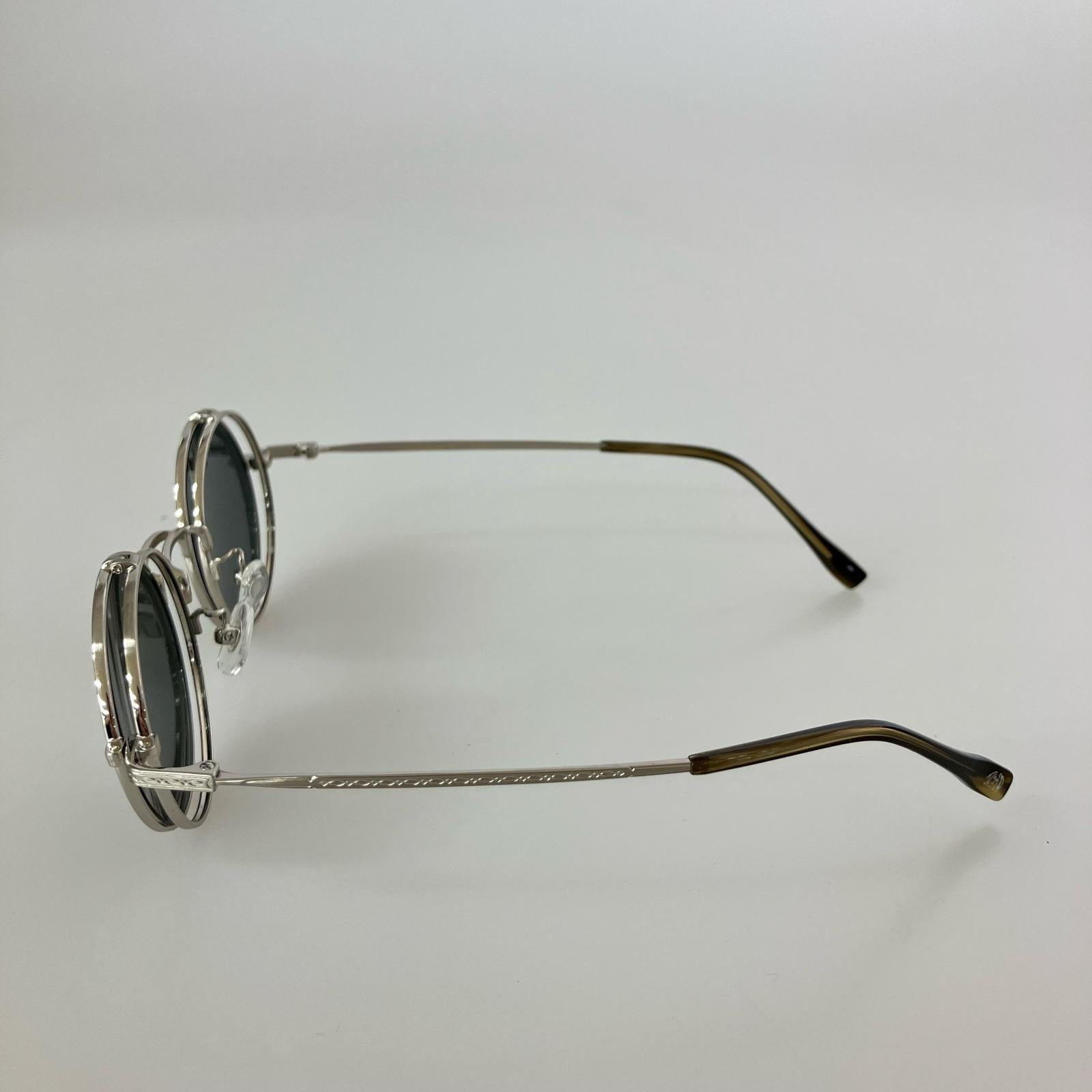その他アクセサリー john lennon コンビフレーム フルリム サングラス JL-528 シルバー