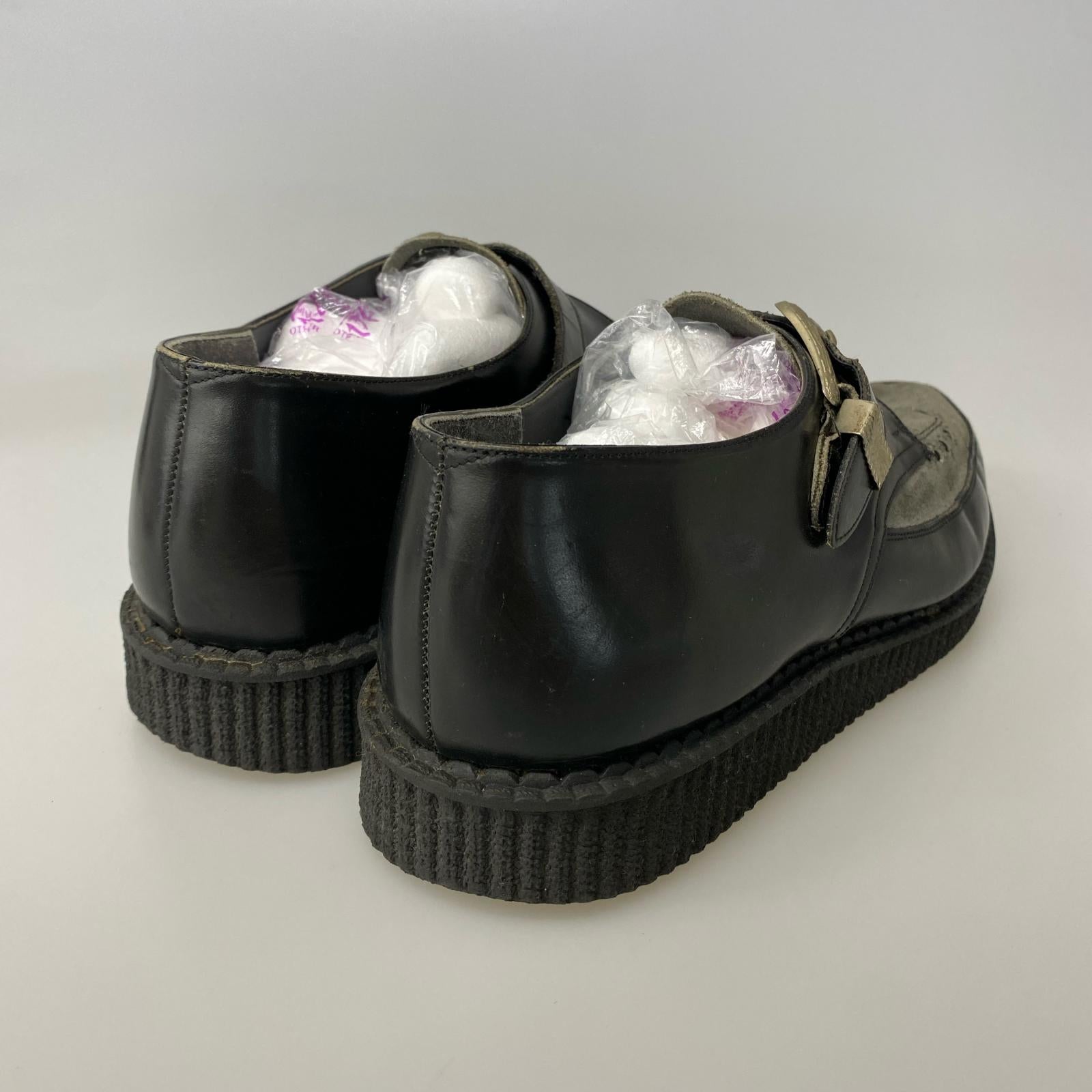 シューズ 80s Marley of London クリーパー 黒 (約27.0cm) ブラック