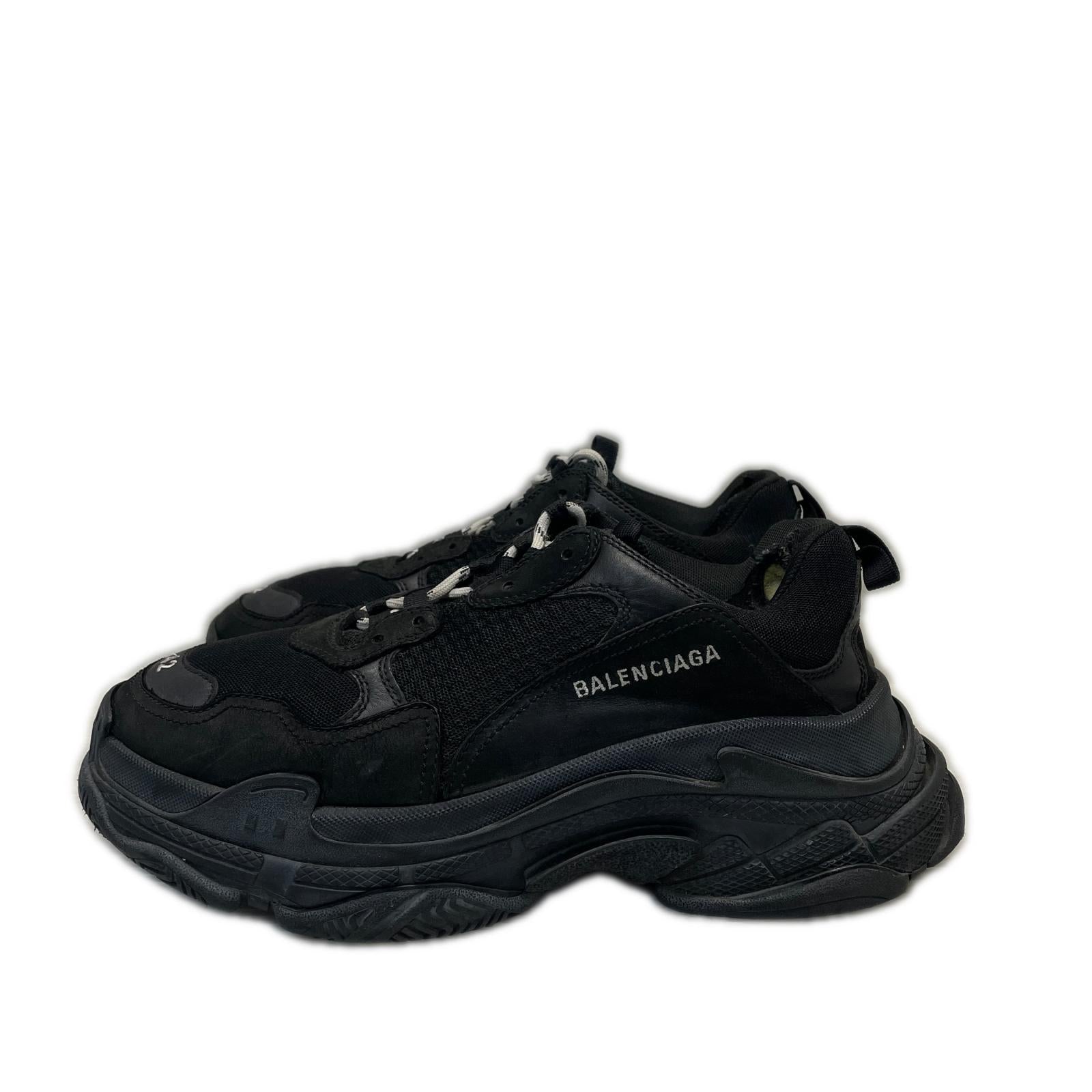 BALENCIAGA TRIPLE S スニーカー 42 黒 27.5cm (US9 1/2 UK9 EU45)