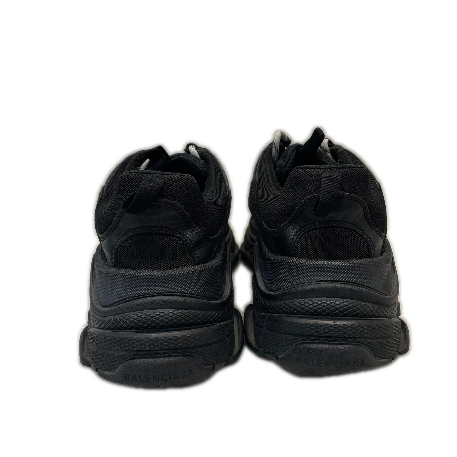 BALENCIAGA TRIPLE S スニーカー 42 黒 27.5cm (US9 1/2 UK9 EU45)