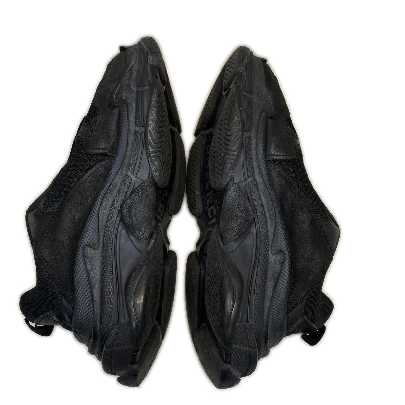 BALENCIAGA TRIPLE S スニーカー 42 黒 27.5cm (US9 1/2 UK9 EU45)