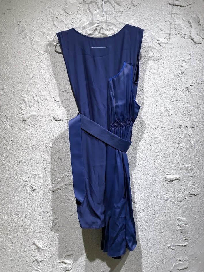 ワンピース 17SS アシンメトリーノースリーブワンピース