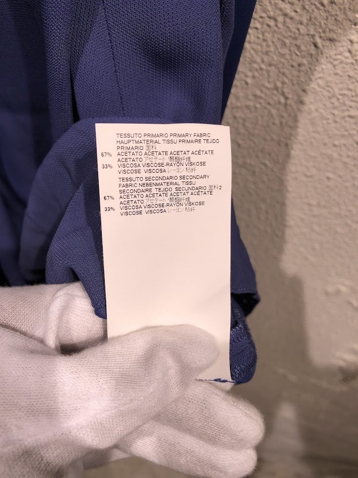 ワンピース 17SS アシンメトリーノースリーブワンピース