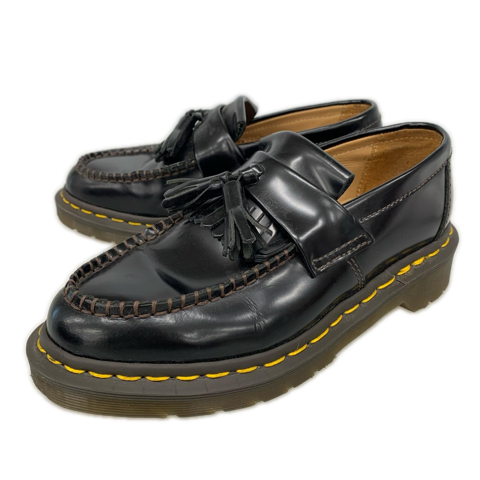 シューズ Dr.Martens ×COMME des GARCONS ADRINA タッセルローファー 3 ブラック ブラック